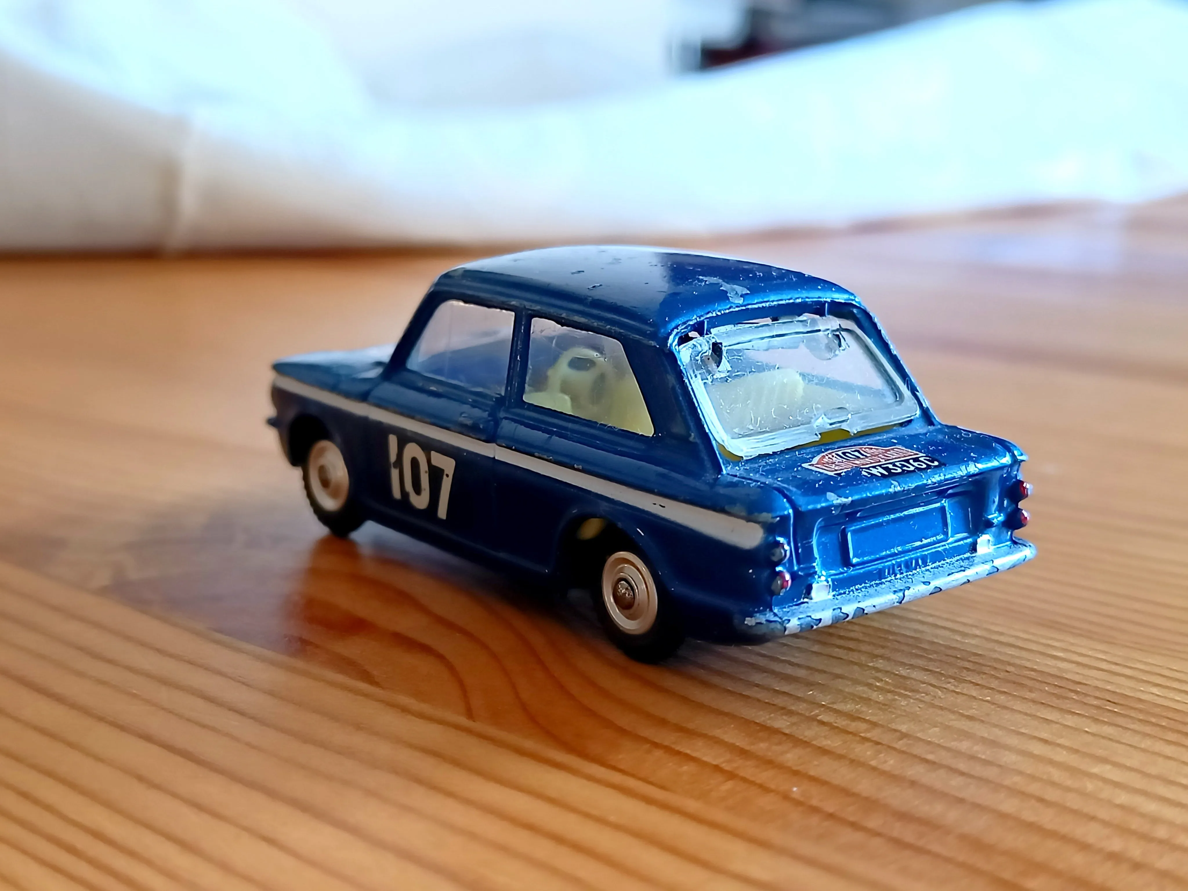 328 Hillman Imp Monte Carlo with yellow interior