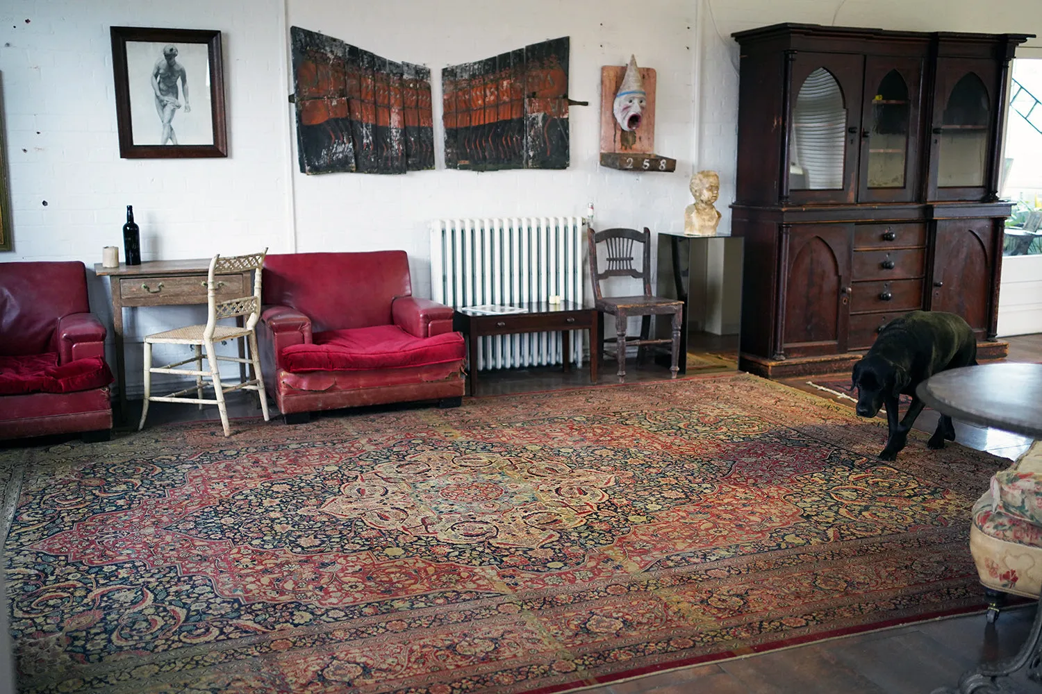 A Good Large Late 19thC Tabriz Carpet c.1900