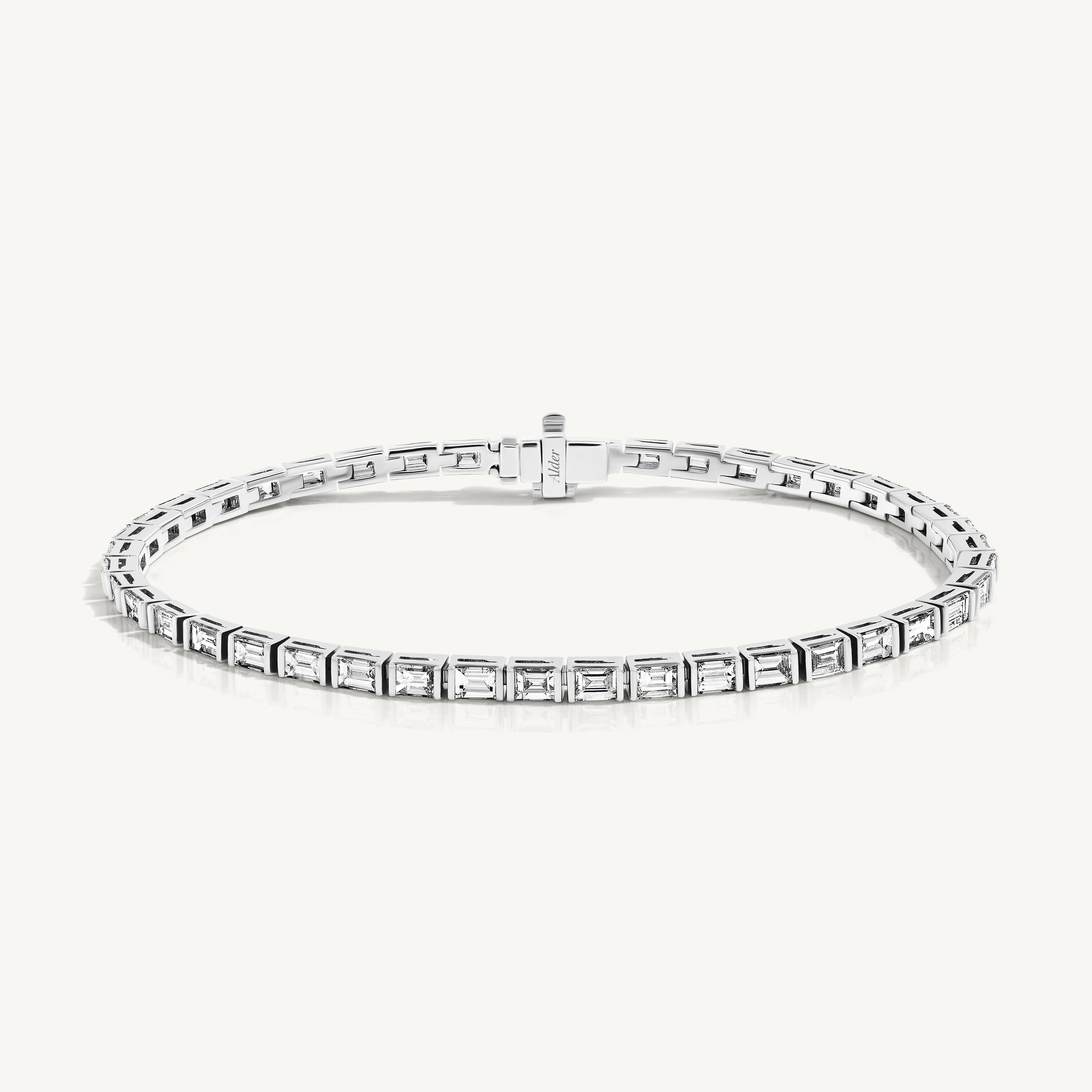 Baguette Diamond Tennis Bracelet
