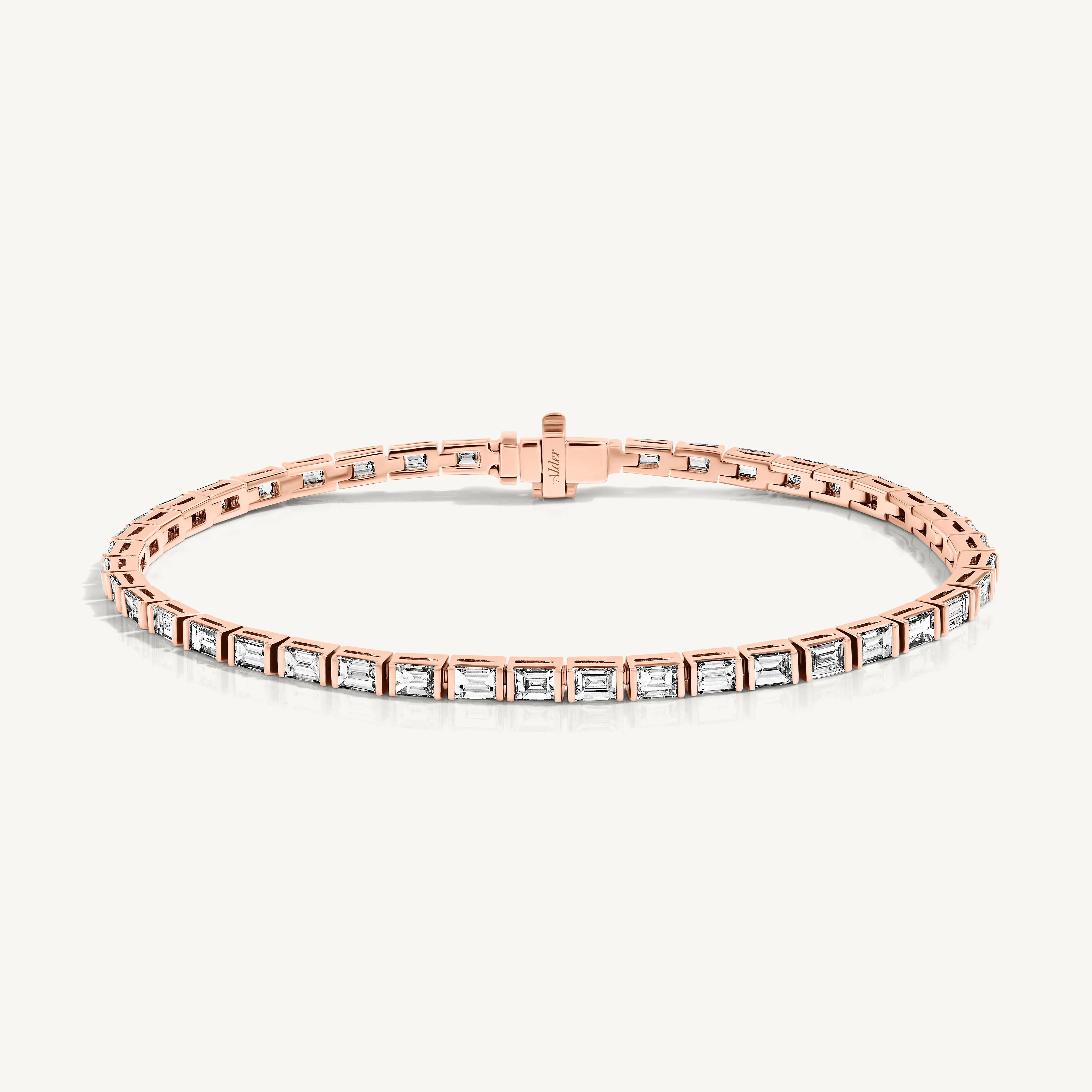 Baguette Diamond Tennis Bracelet