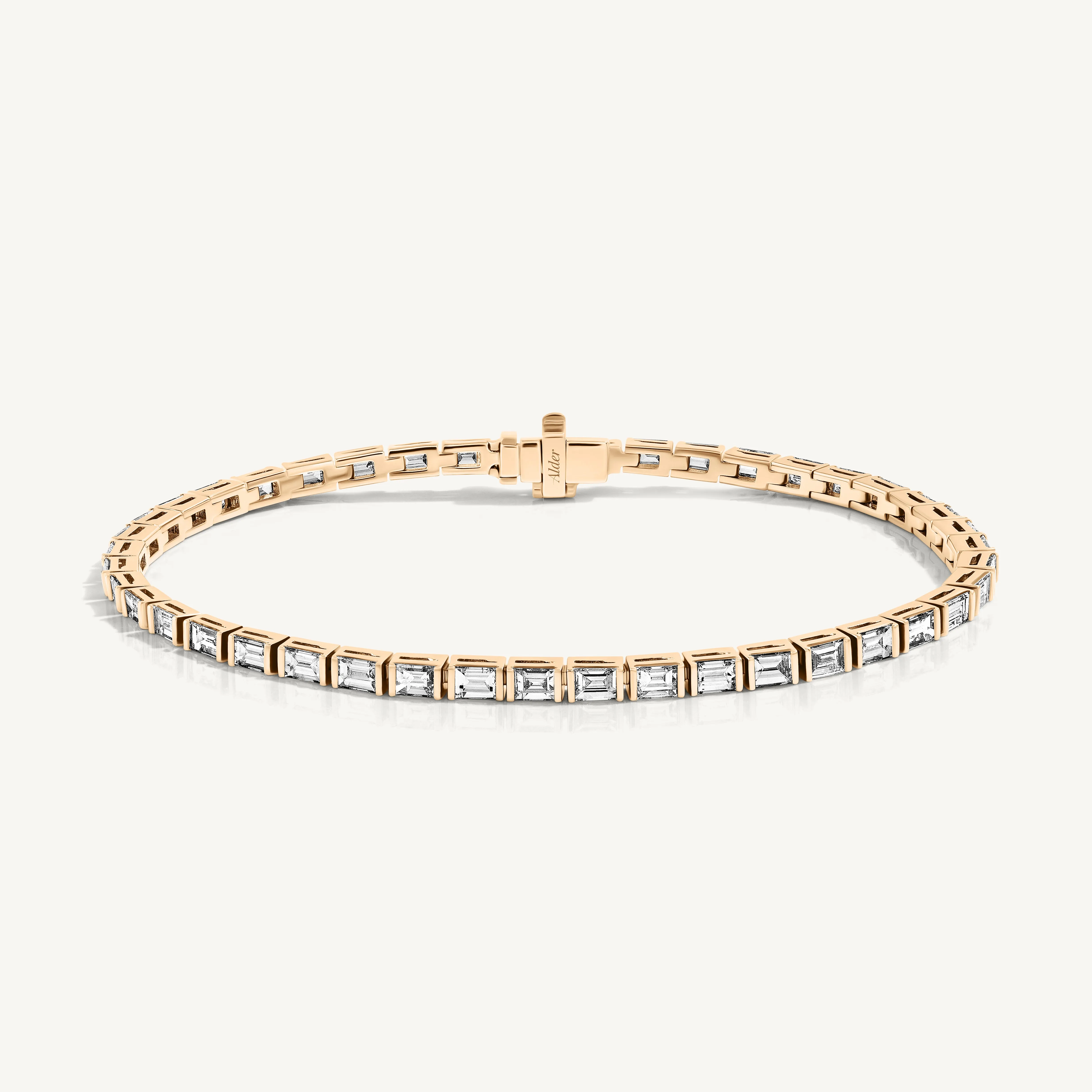 Baguette Diamond Tennis Bracelet