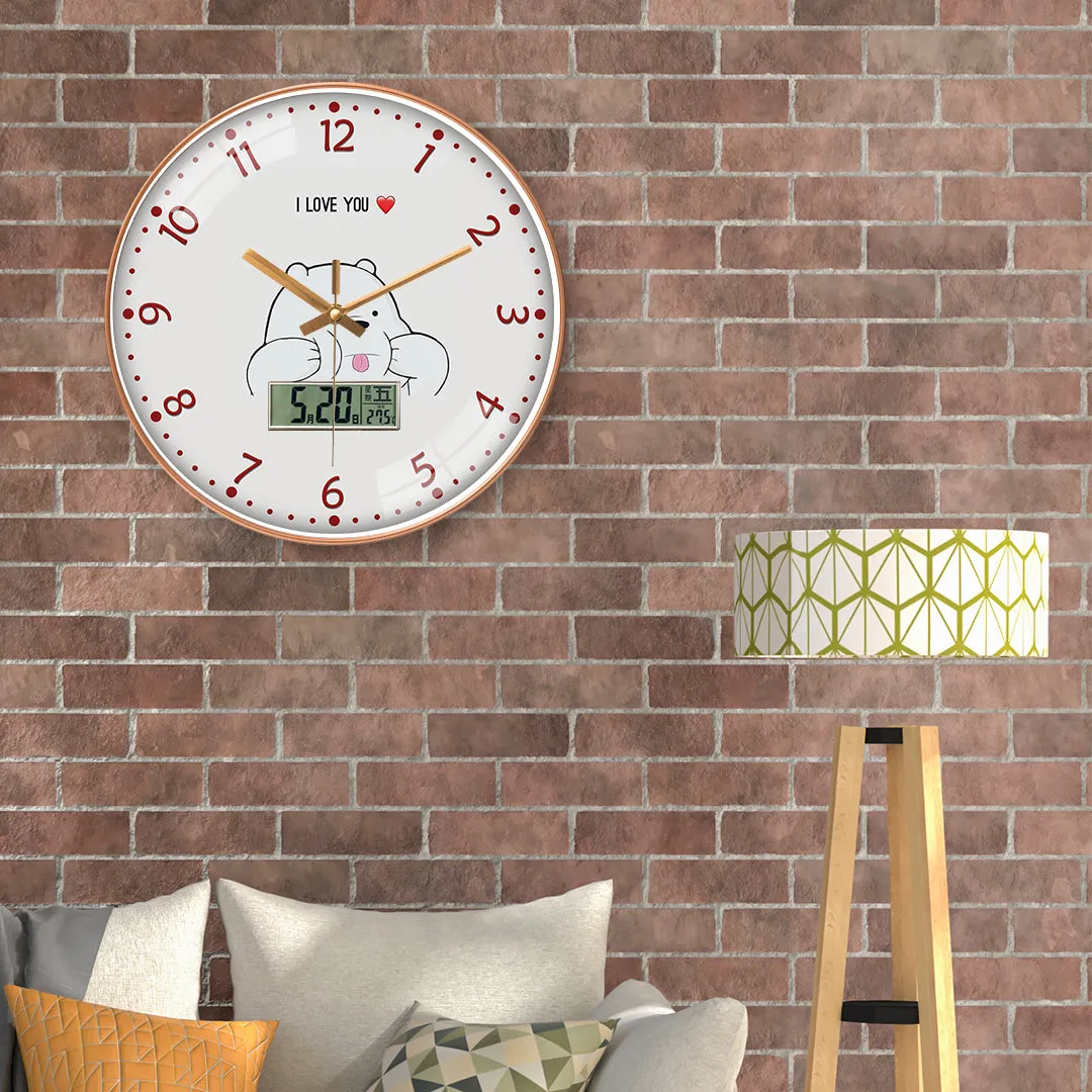 Beautiful bear wall clock