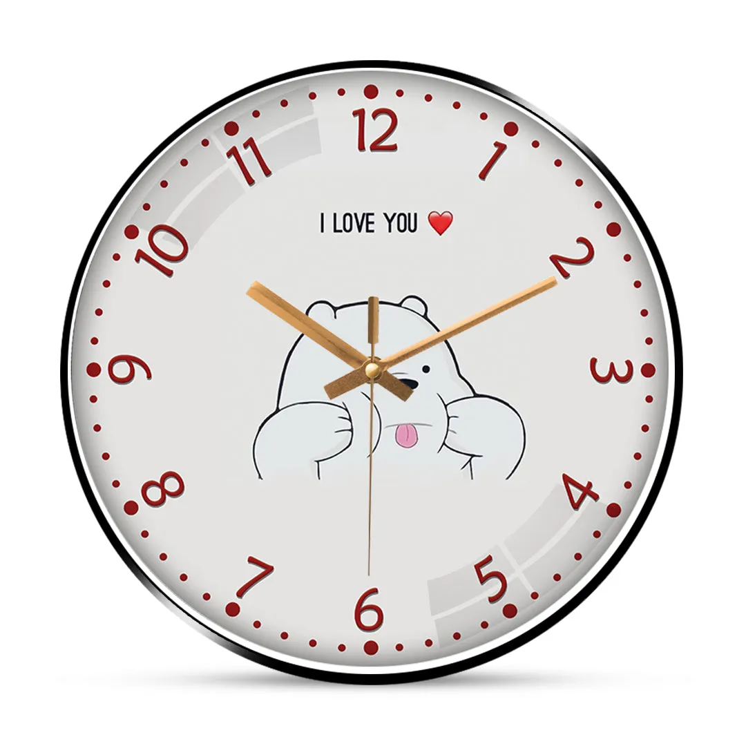 Beautiful bear wall clock