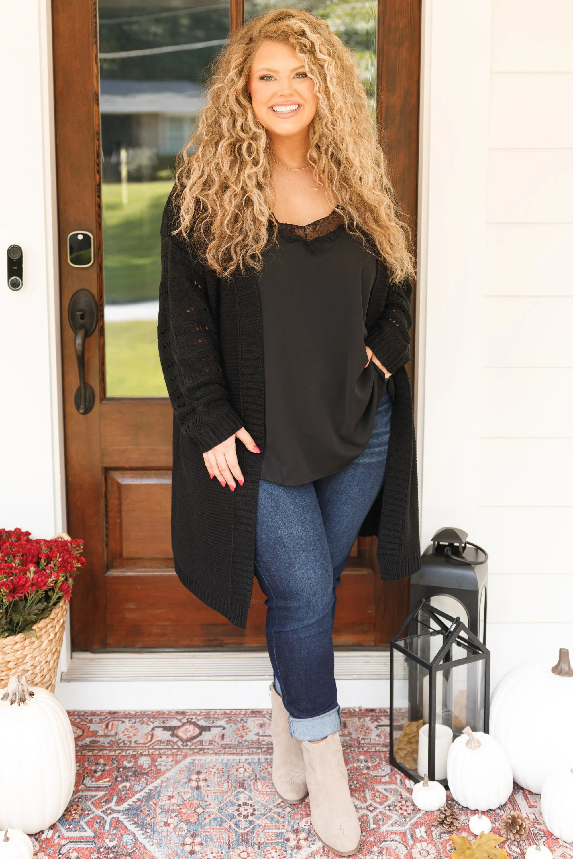 Born Beautiful Blouse, Black