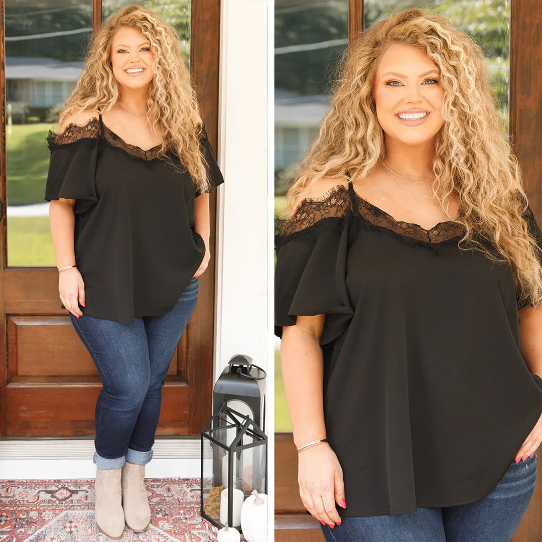 Born Beautiful Blouse, Black
