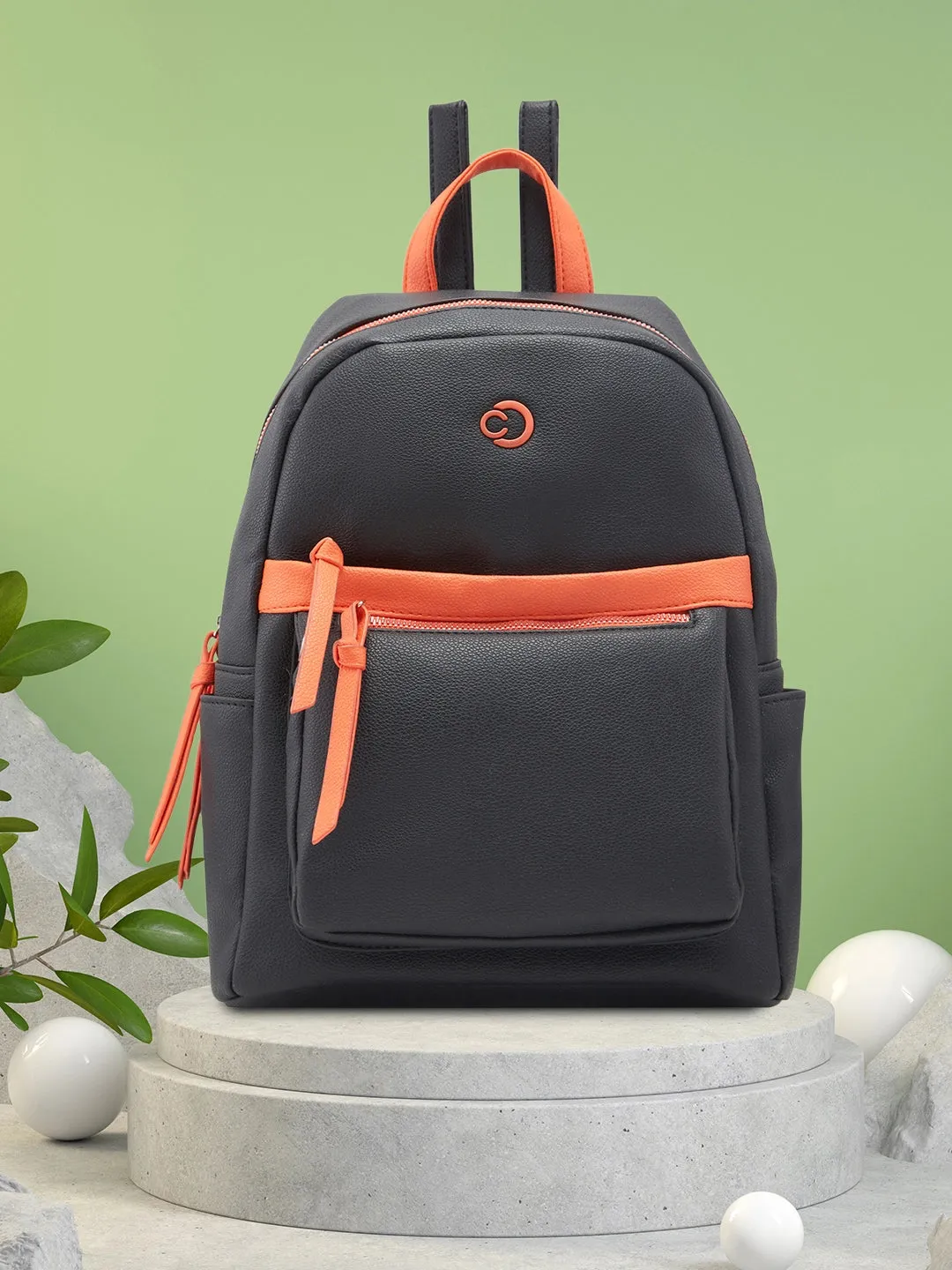 Caprese Sia Fashion Backpack Medium Black