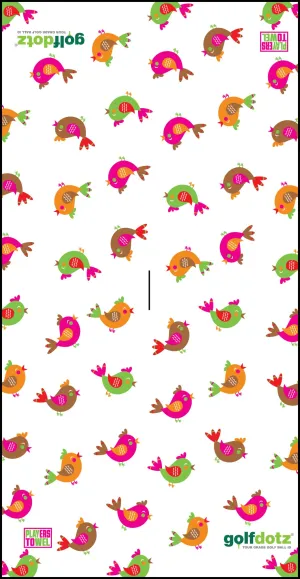 Custom Golfdotz Birdies Tour Towel 22" X 40"