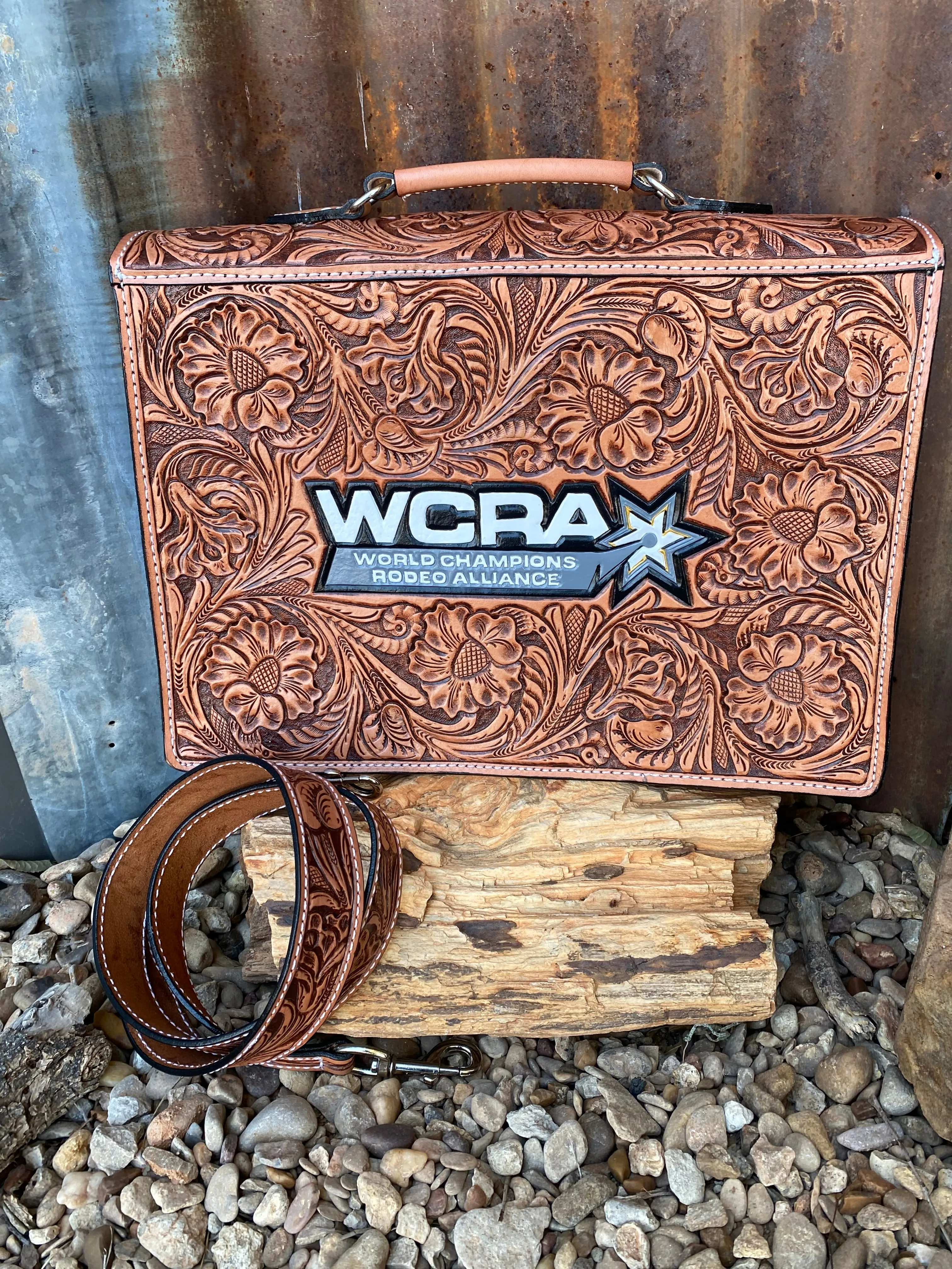 Custom Leather Briefcase
