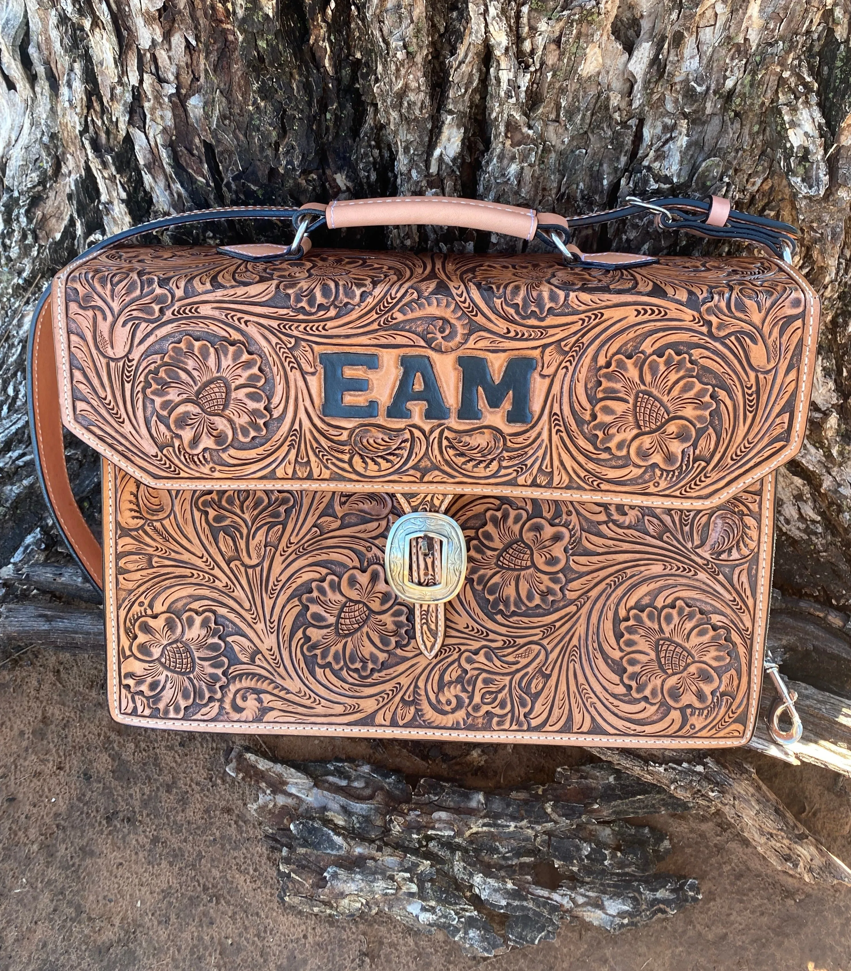 Custom Leather Briefcase