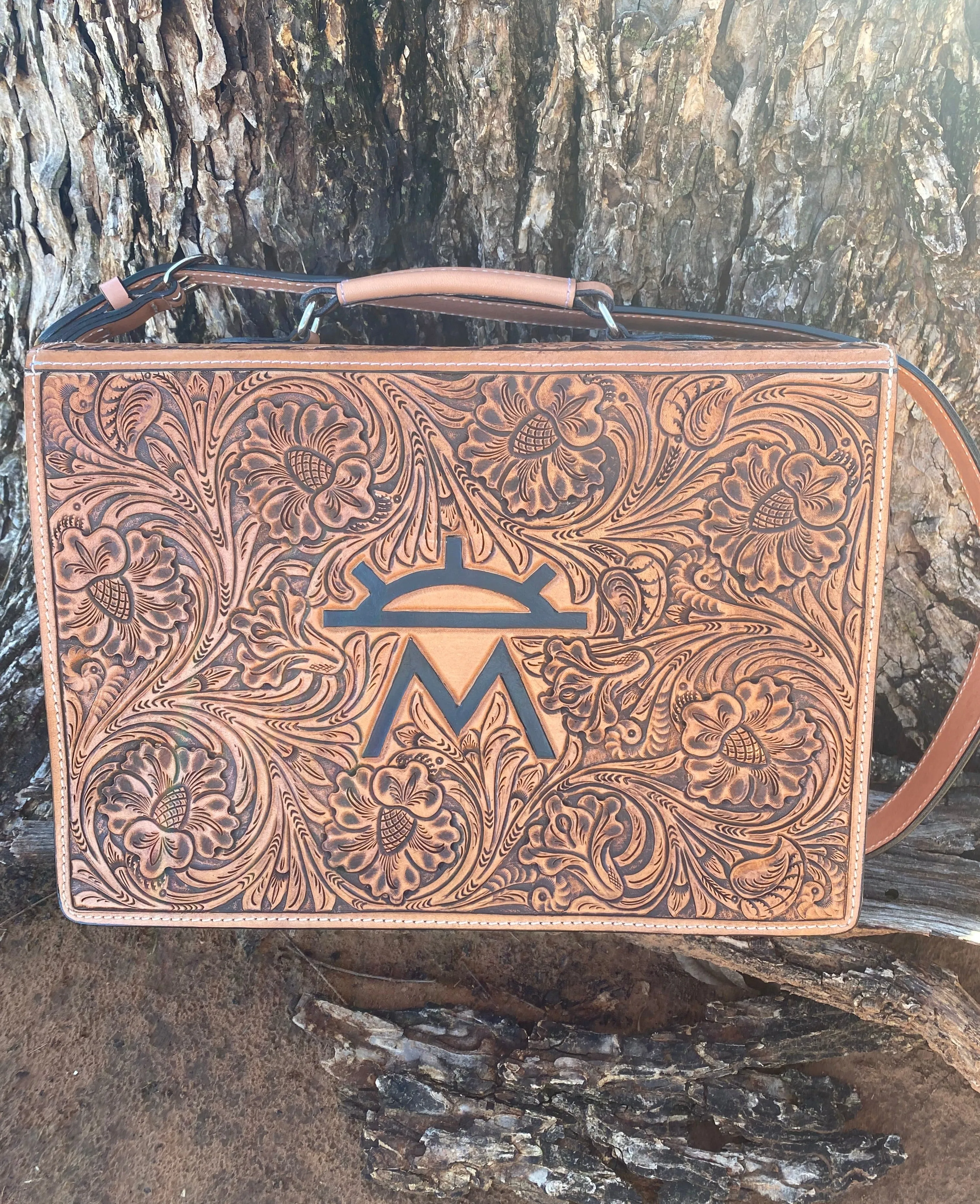 Custom Leather Briefcase