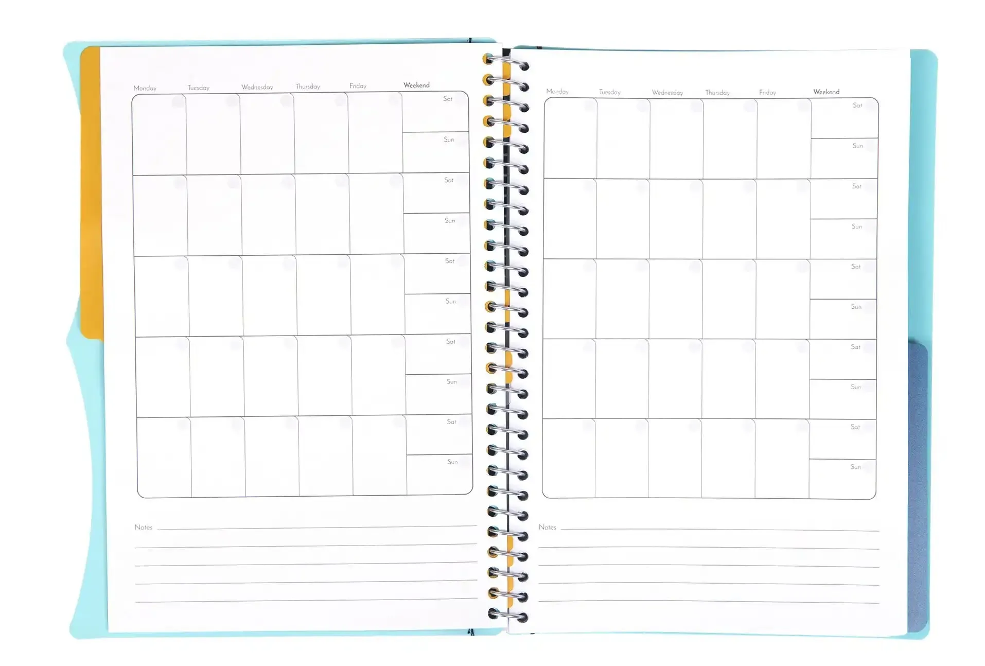 Durable Premium Spiral Notebook (2 Subject)