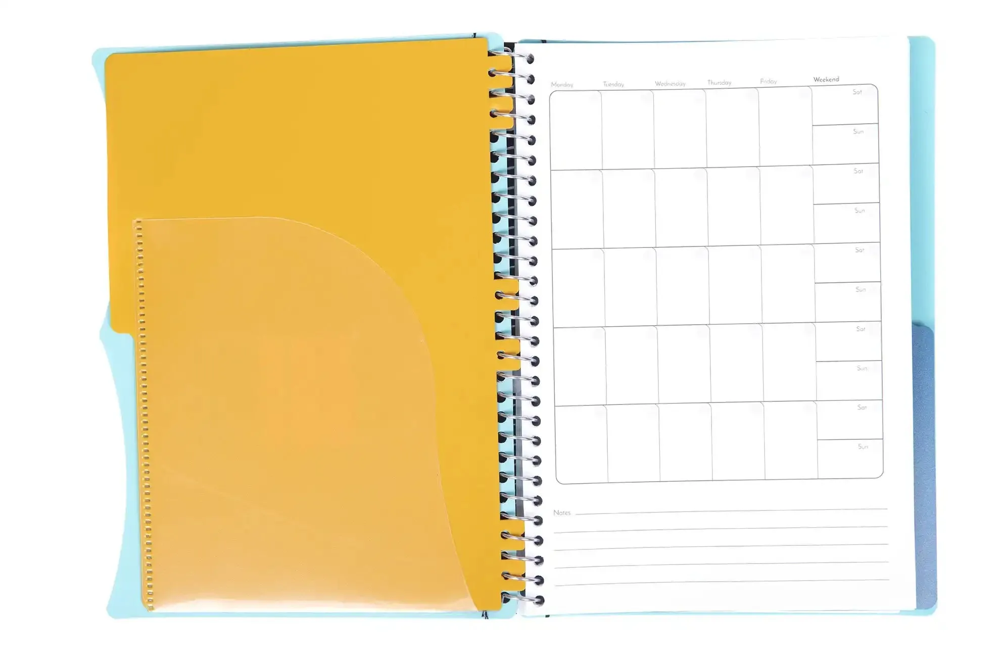 Durable Premium Spiral Notebook (2 Subject)
