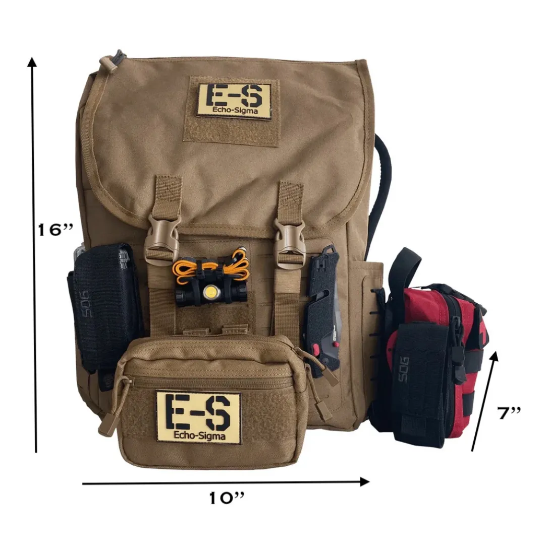 Echo-Sigma Rucksack   Tech Survival Bag