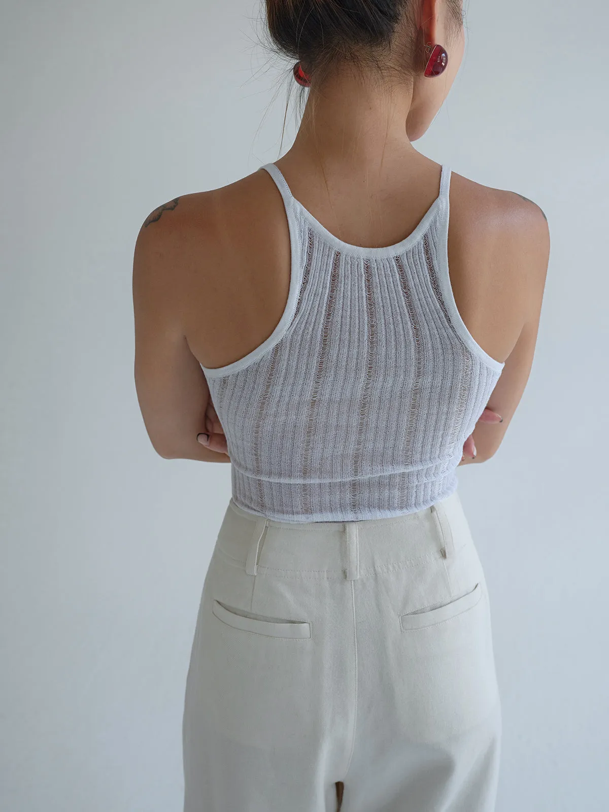 Effortless Knit Graceful Cami Top