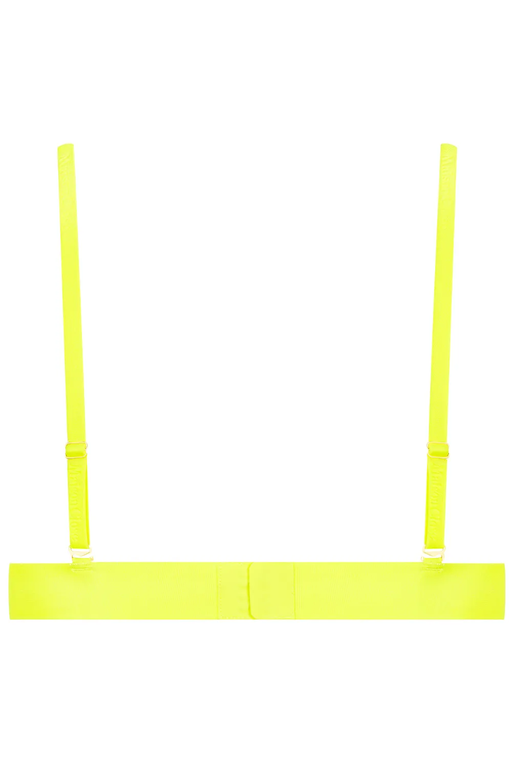 Flashback Lace Triangle Bra Yellow