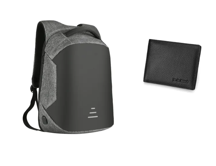 Full Anti-theft USB Charging Waterproof Business Backpack