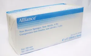 GAUZE NON-WOVEN 4X4 4PLY