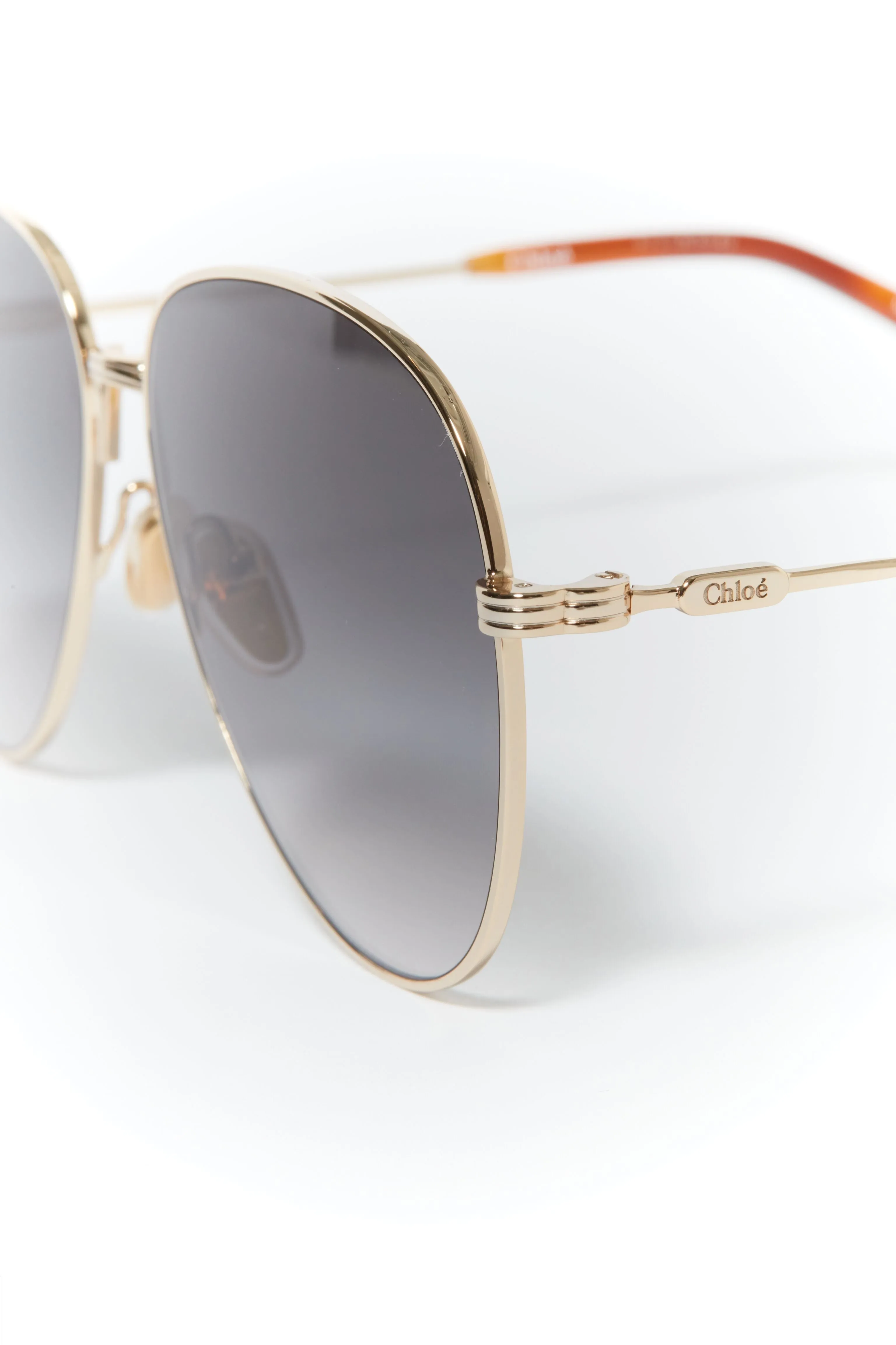 Gold Faith Aviator Sunglasses