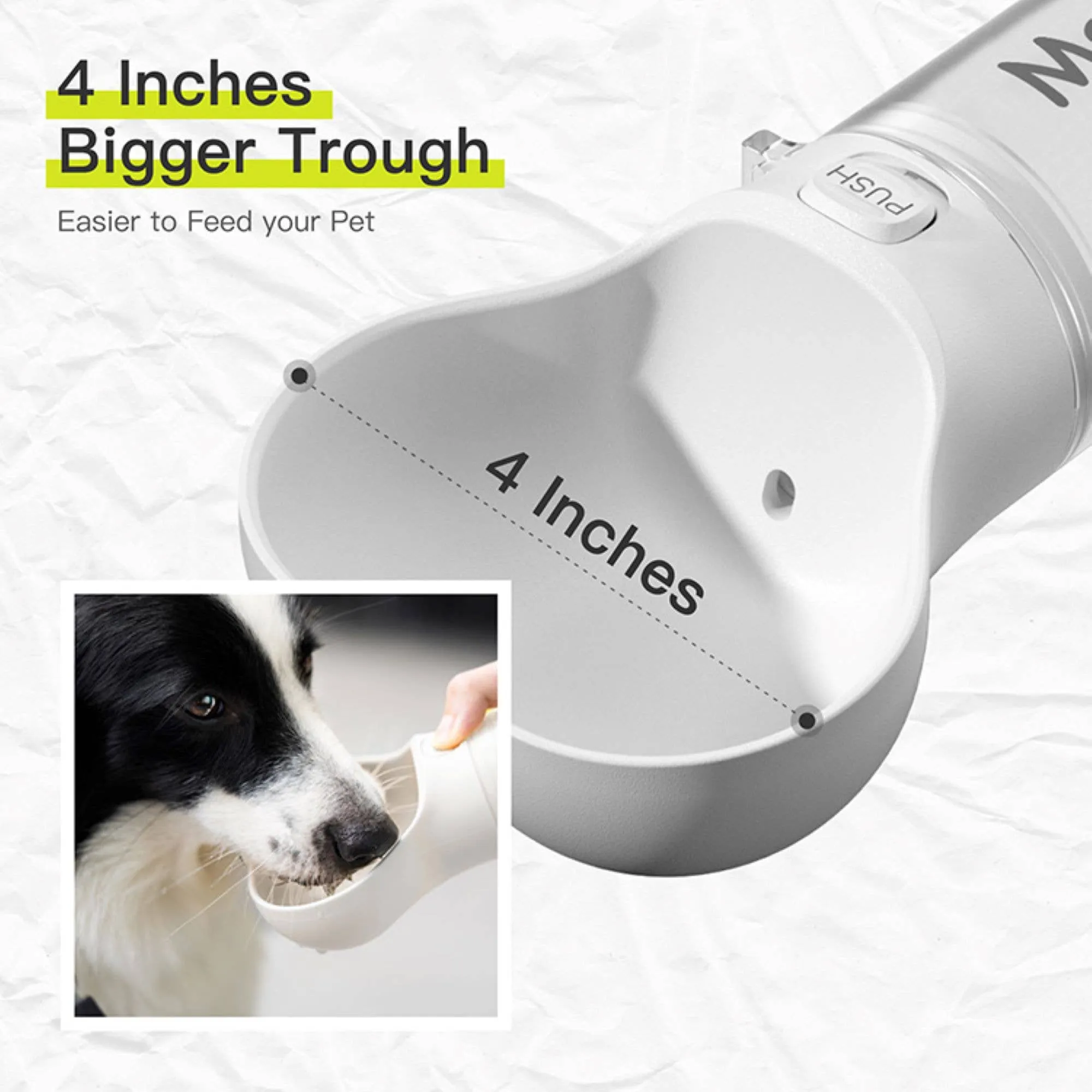 Hands Craft - Dog Water Bottle (2-in-1 Water and Poop Bag Dispenser)