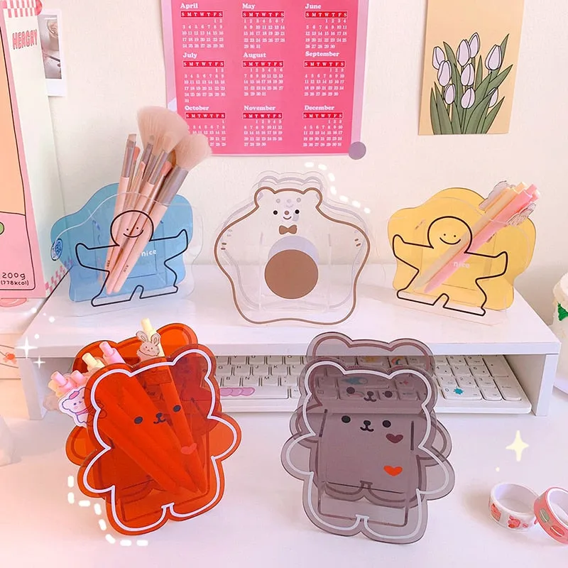 Kawaii Cute Bear Stationery Organizer