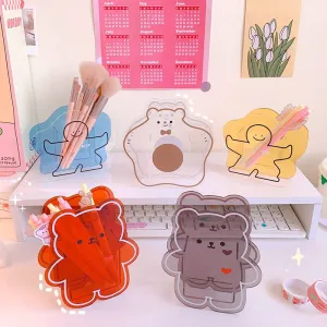 Kawaii Cute Bear Stationery Organizer