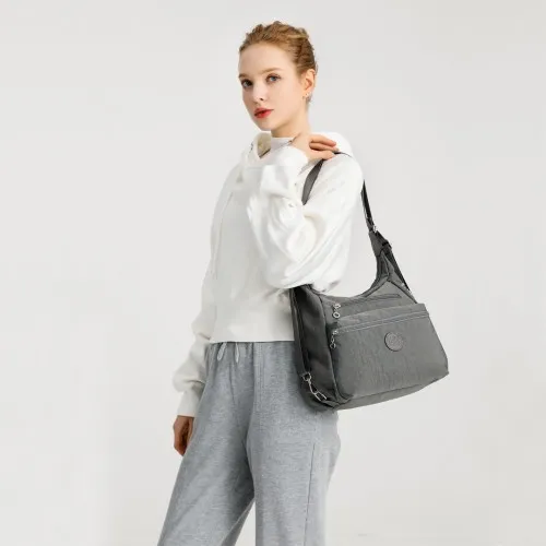 Kono Three Way Multipurpose Casual Shoulder Bag - Grey | EH2063