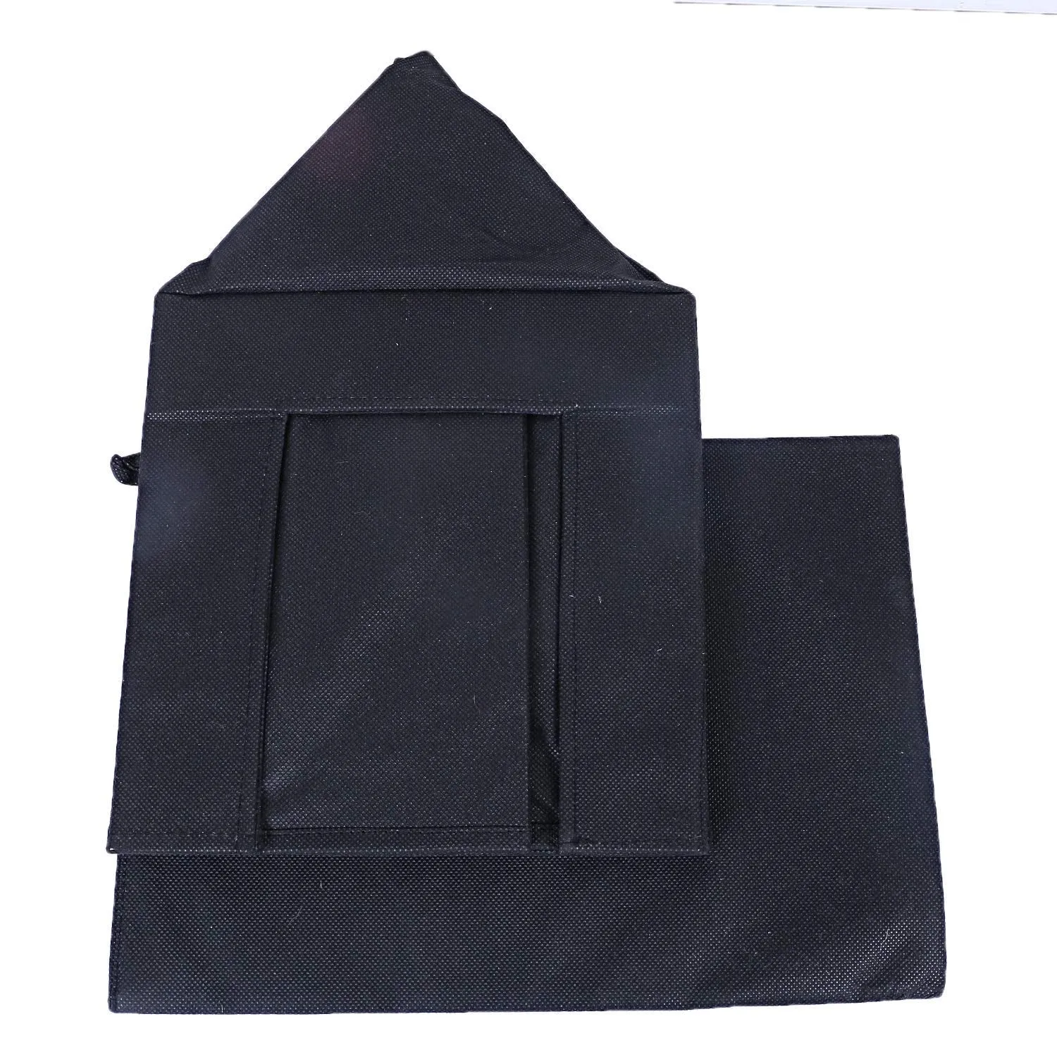 Kuber Industries Non-Woven 2 Pieces Shirt Stacker Wardrobe Organizer (Black & Blue) - CTKTC23251