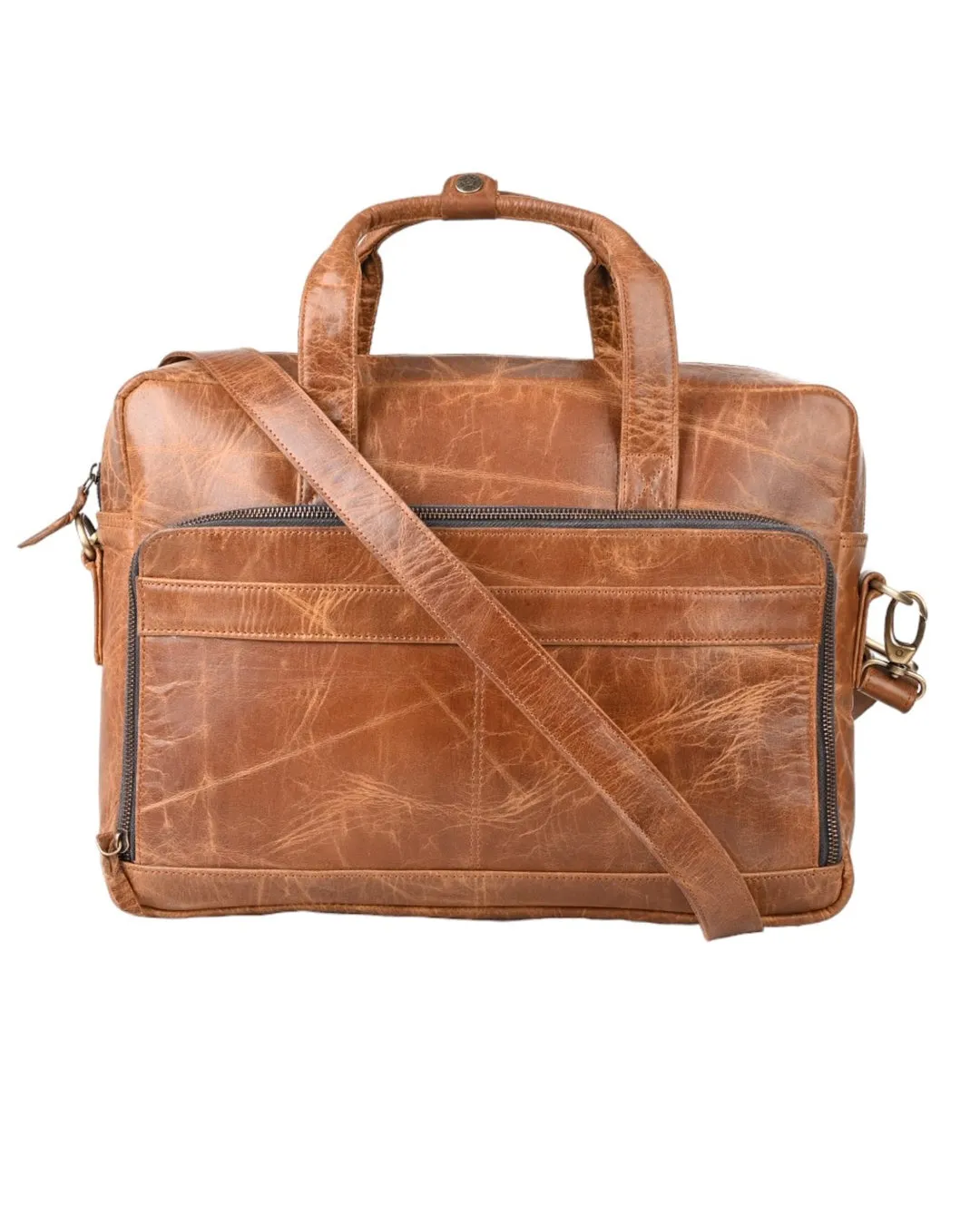 Leather Messenger Bag