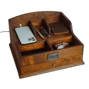 Men's Valet Box with Charging Station