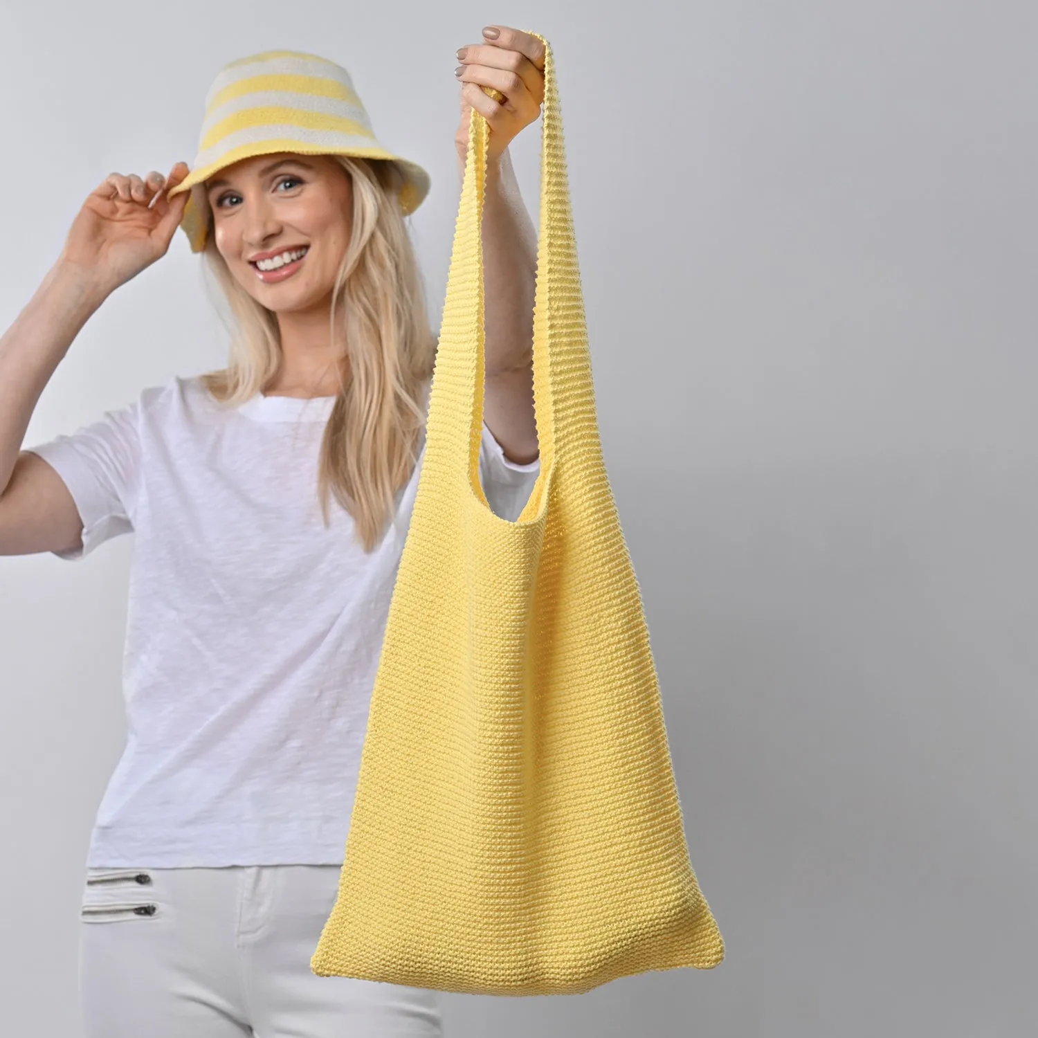My First Bag Knitting Kit - Cotton Collection