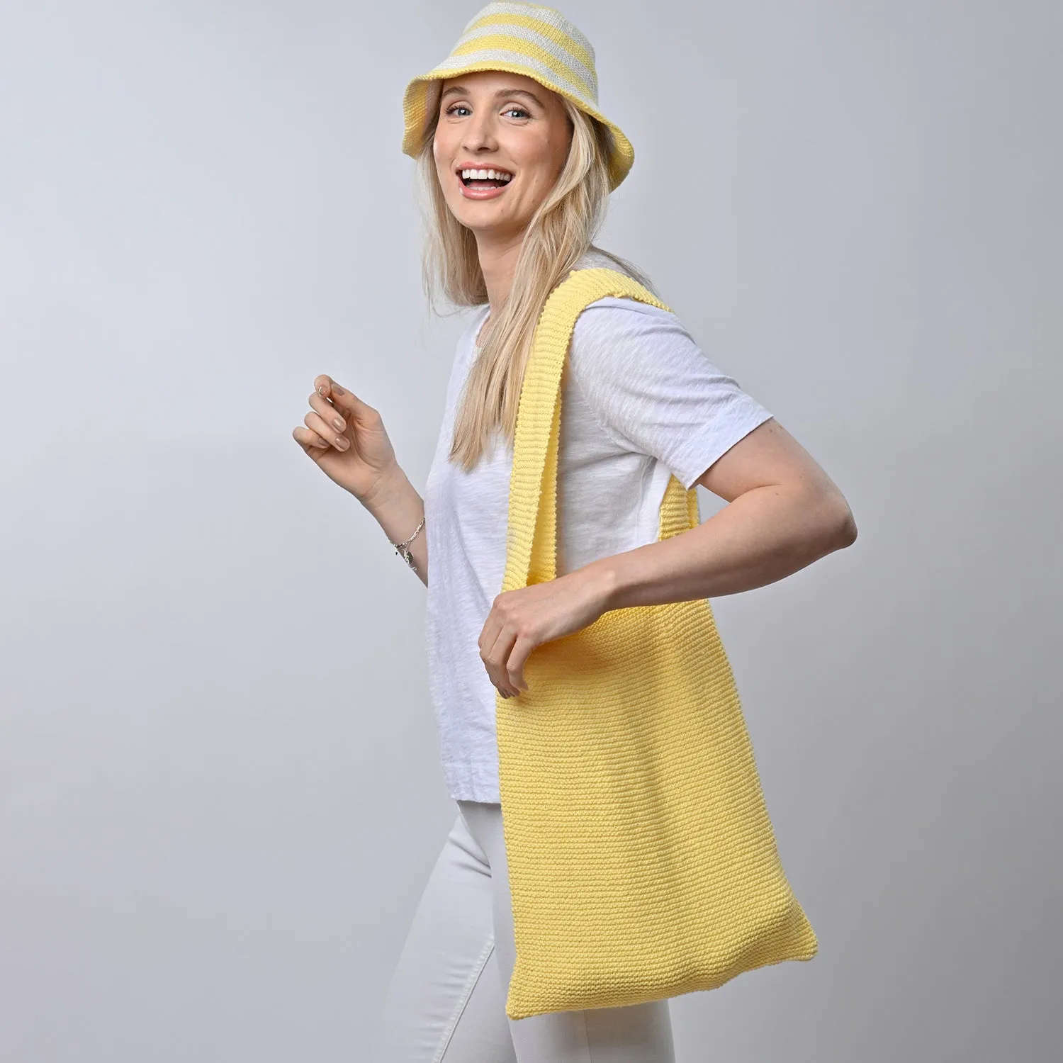 My First Bag Knitting Kit - Cotton Collection