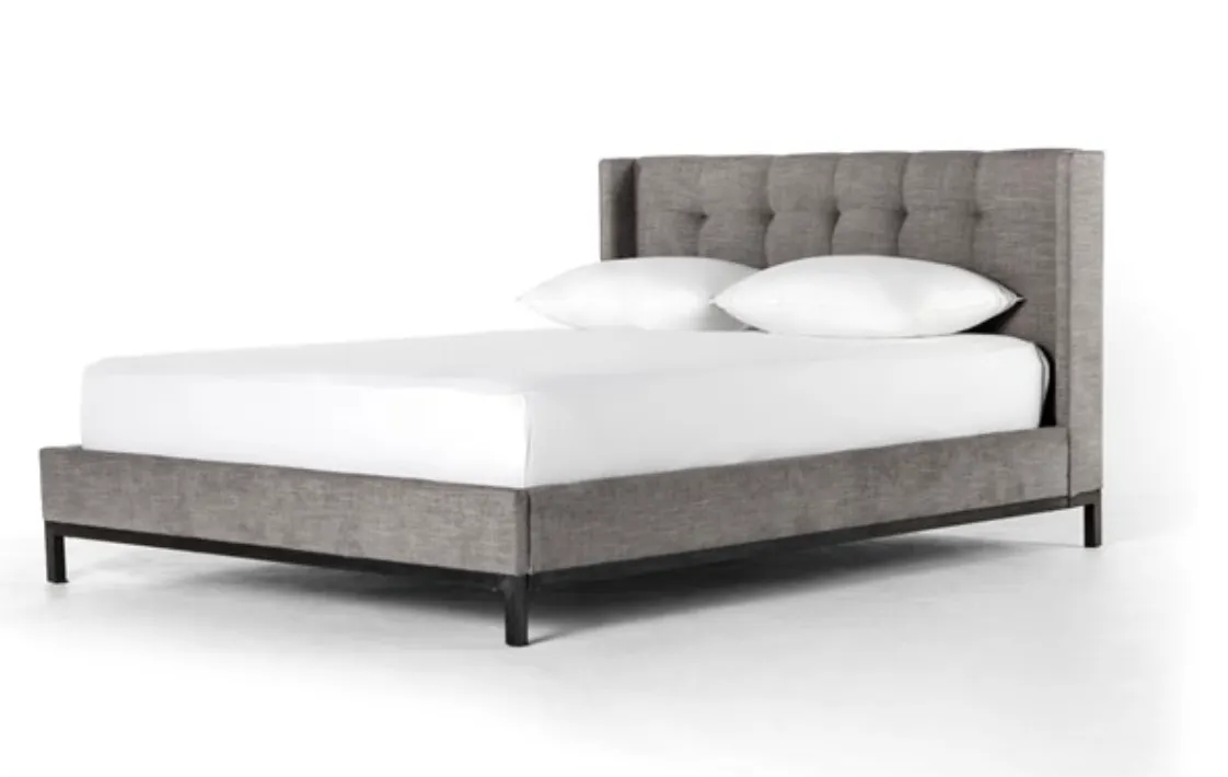 NEWHALL KING BED, HARBOR GREY