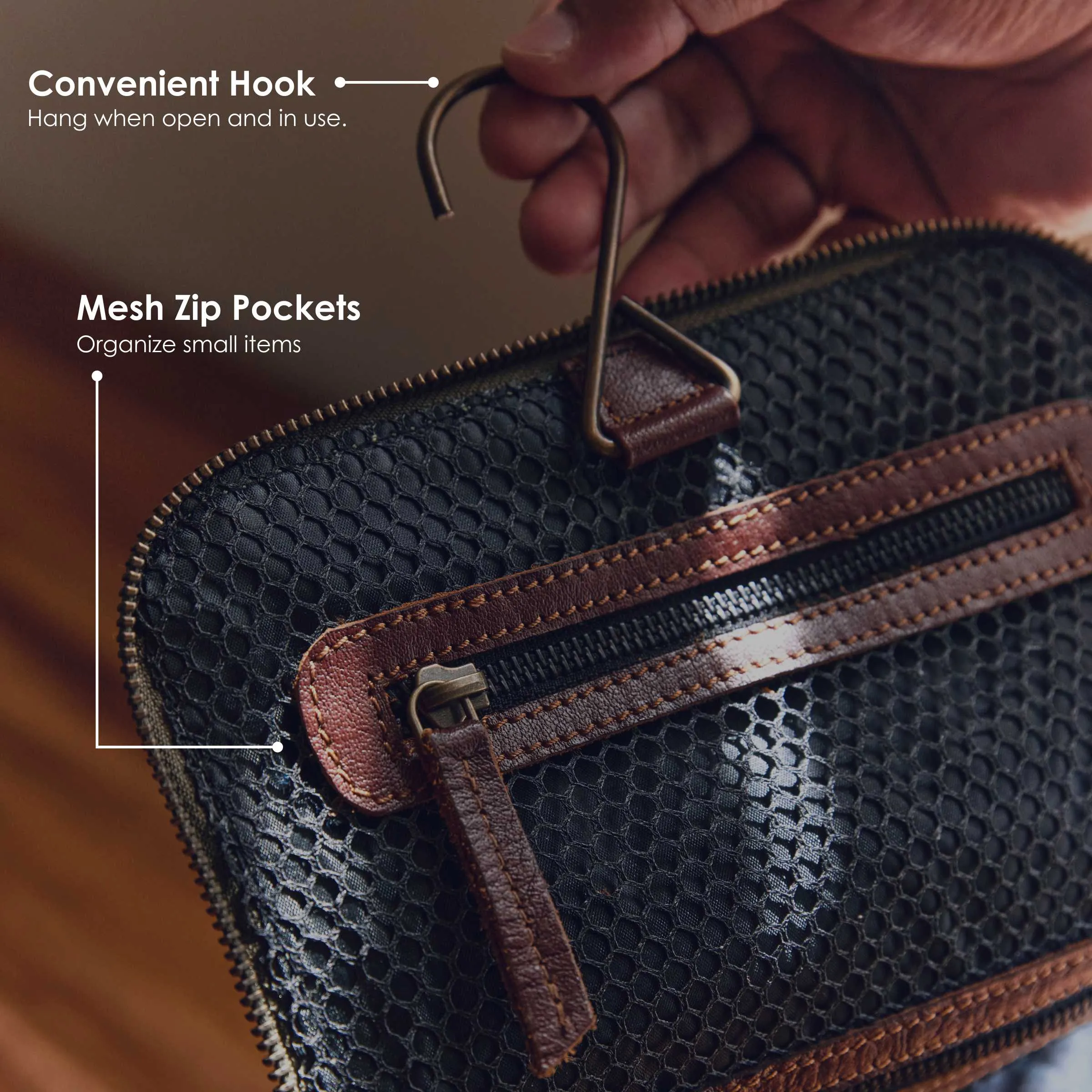 Olive Toiletry Bag | Waxed Canvas