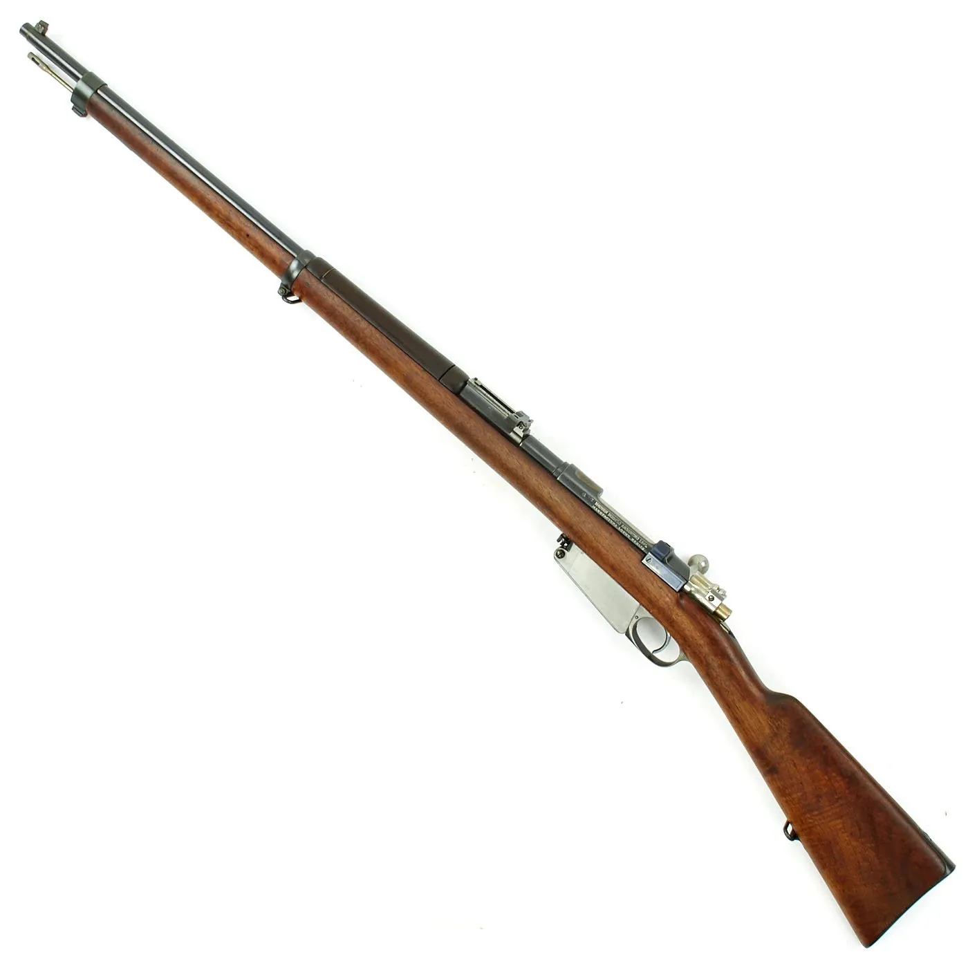 Original Argentine Remington Rolling Block Model 1879 E.N. Saddle Ring Carbine in .43 Spanish