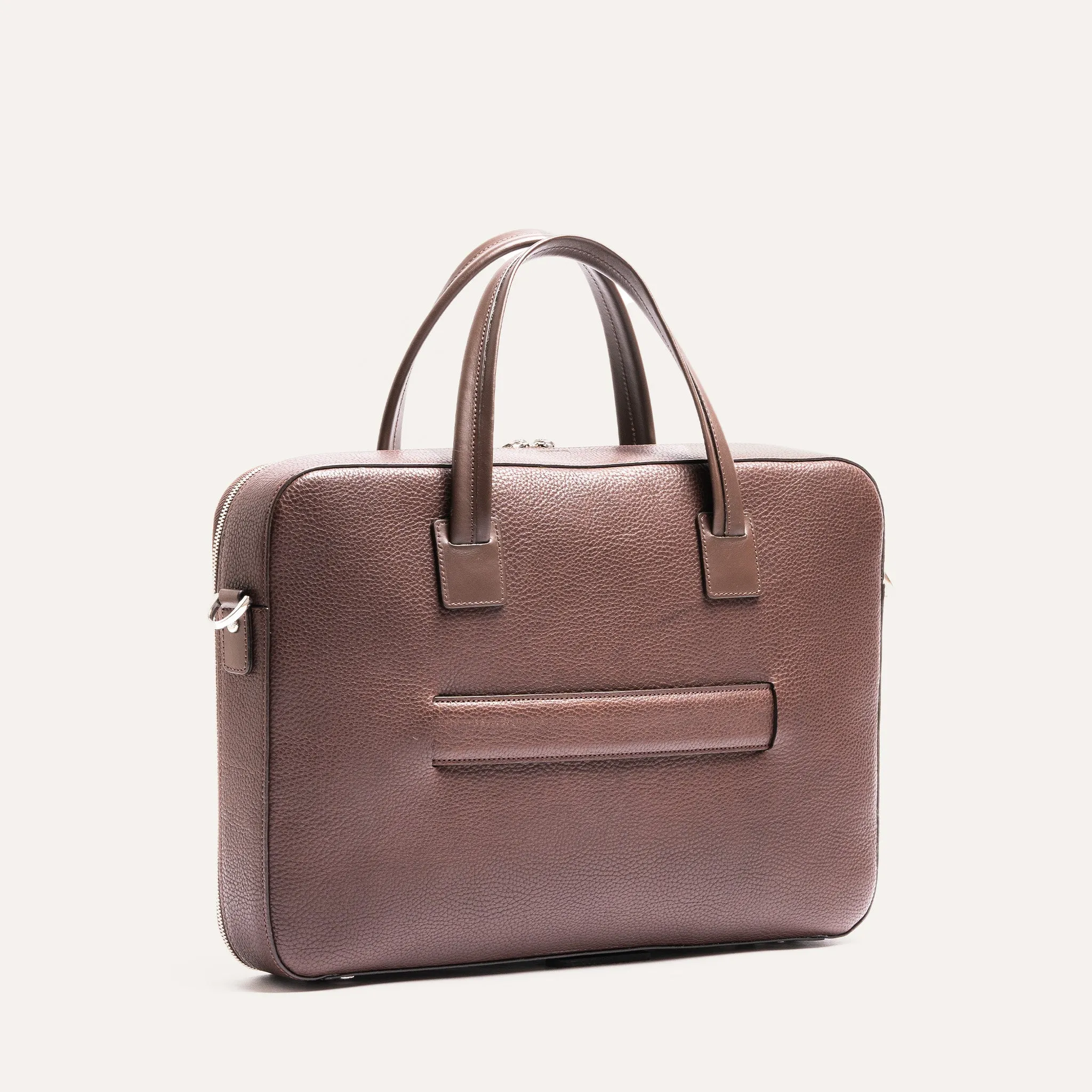OSCAR | Cuir grainé marron