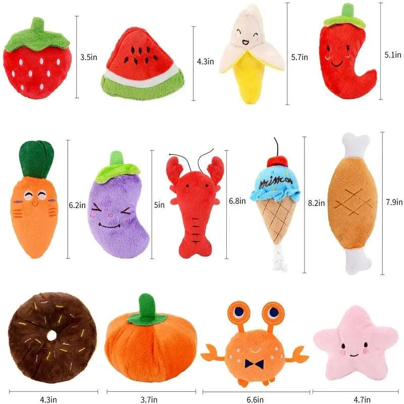 Pack of Dog Squeaky Plush Toys – Fun, Durable & Wholesale Options
