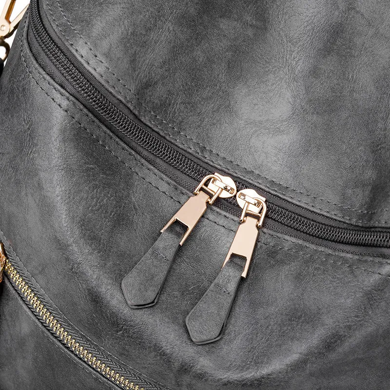Paziye Retro Fashion Ladies Backpack Bucket Bag