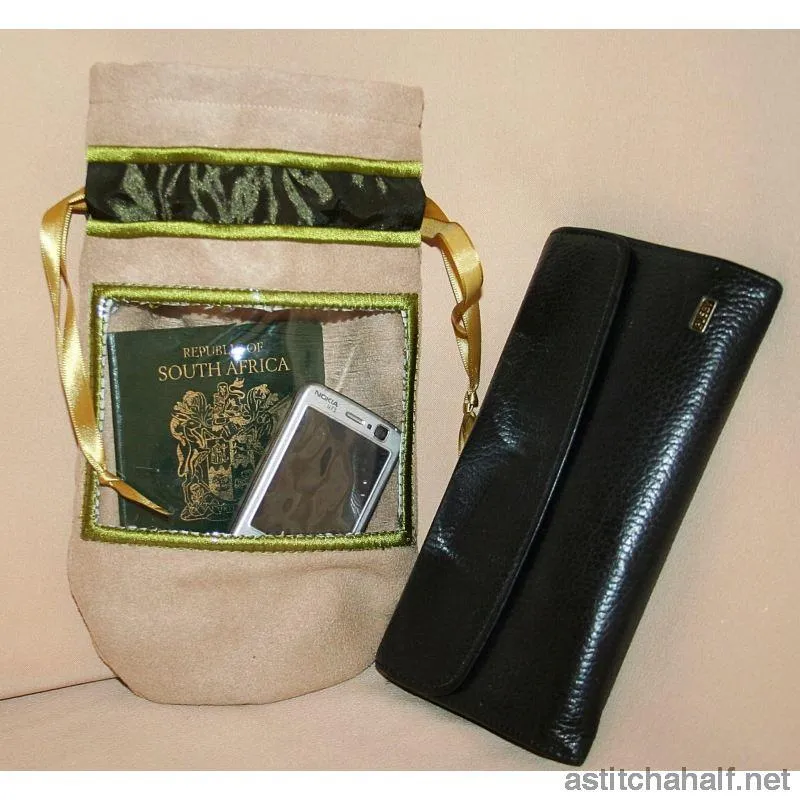 Peek a Drawstring Bag