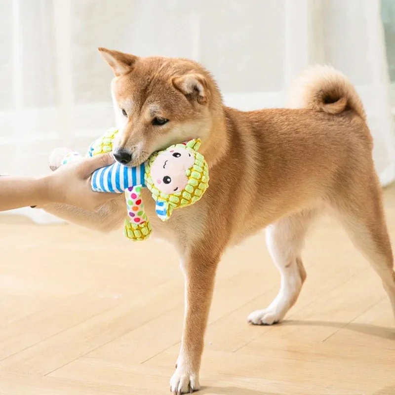 Plush Pet Toy for Cats & Dogs – Interactive, Squeaky & Durable