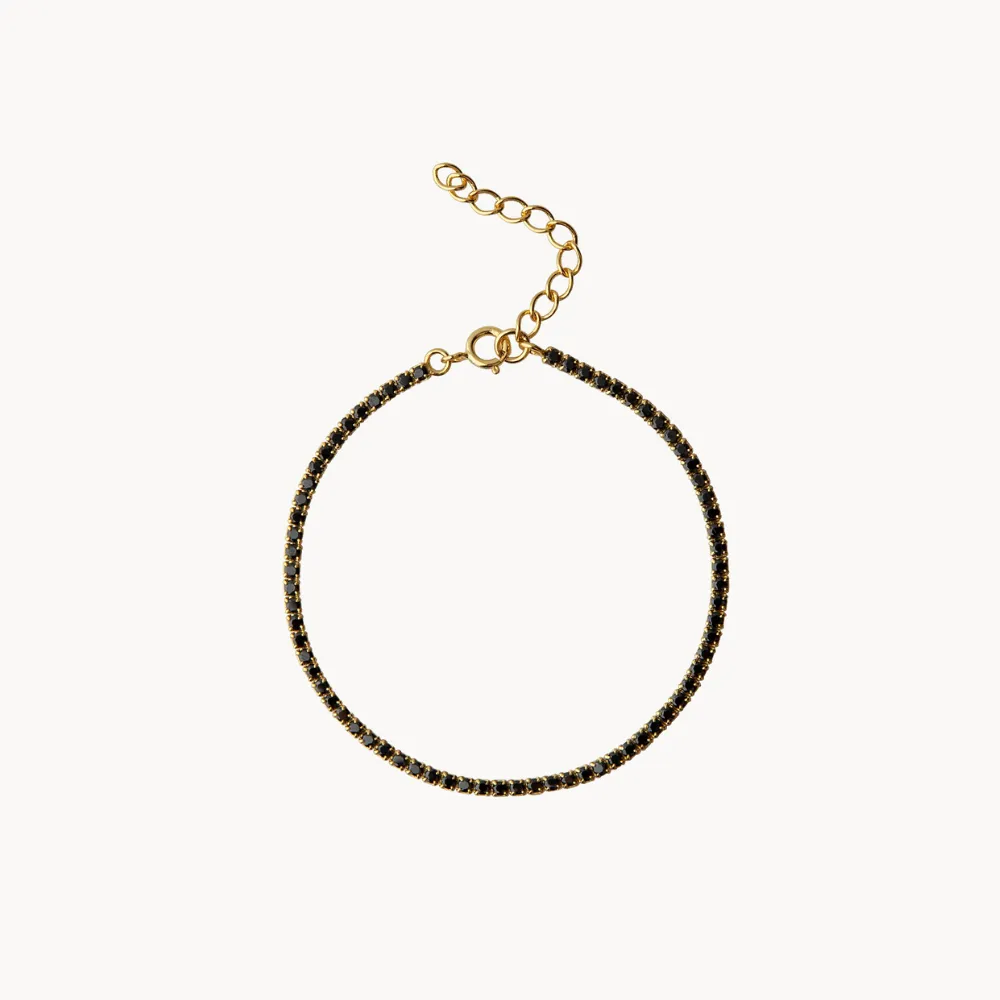 PULSERA BLACK TENNIS