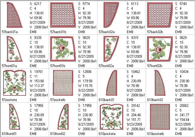 Rosebud Closet Organizer