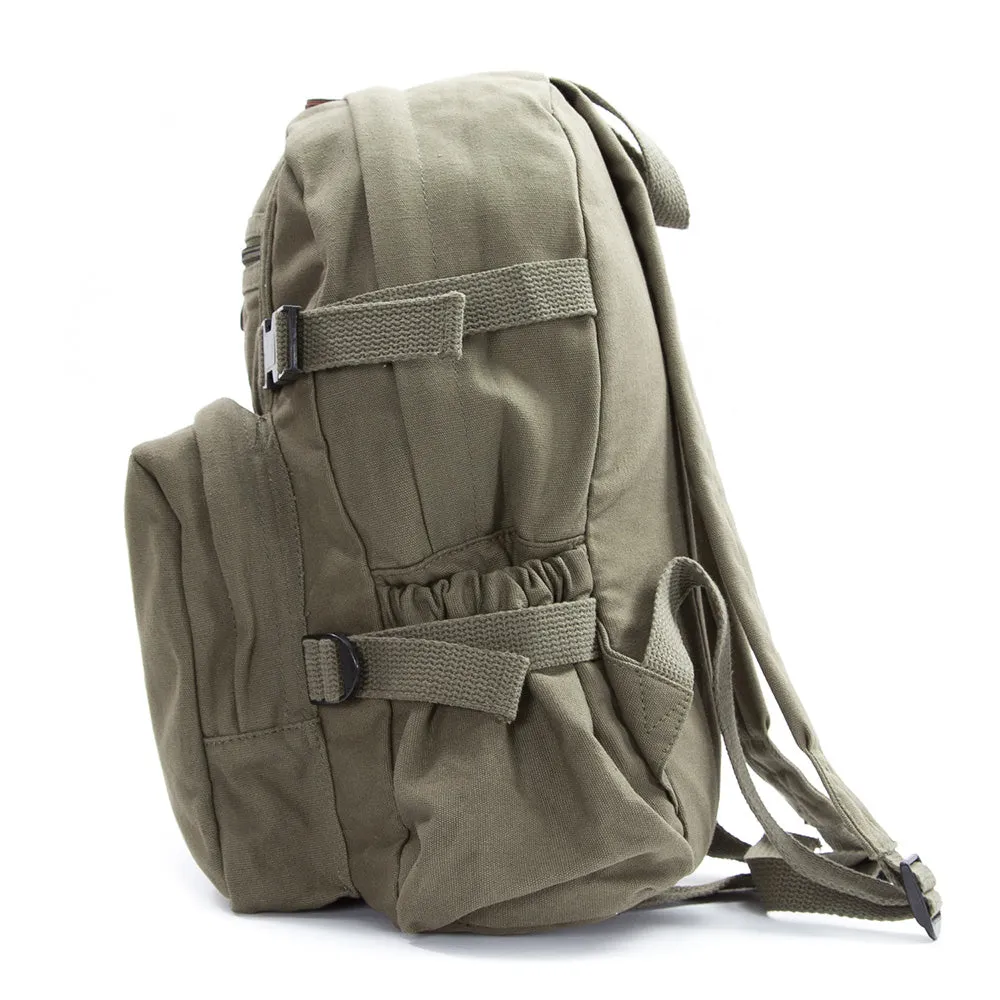 Scribble Skull Heavyweight Canvas Backpack Bag
