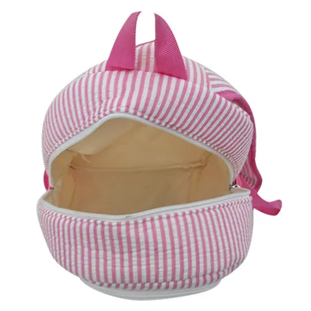 Seersucker Pink Small Size NGIL Canvas Backpack