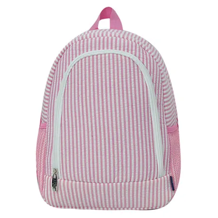 Seersucker Pink Small Size NGIL Canvas Backpack