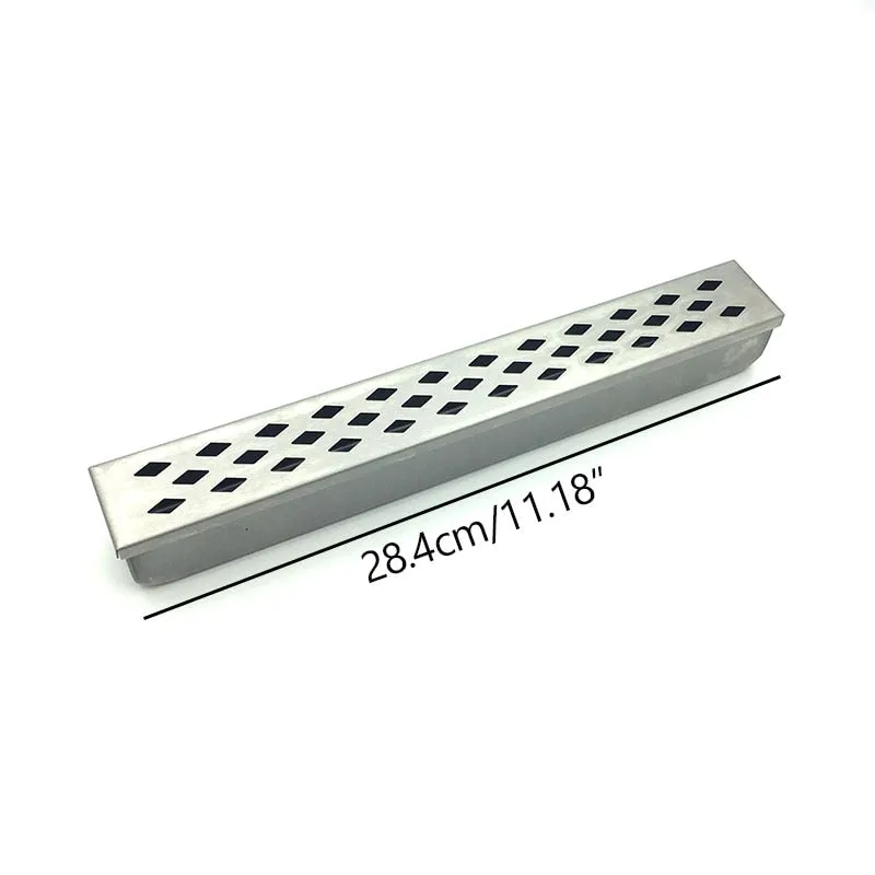 Smoker Box Cold Smoke Generator Barbecue Grill Mesh Pellet Tube Tool