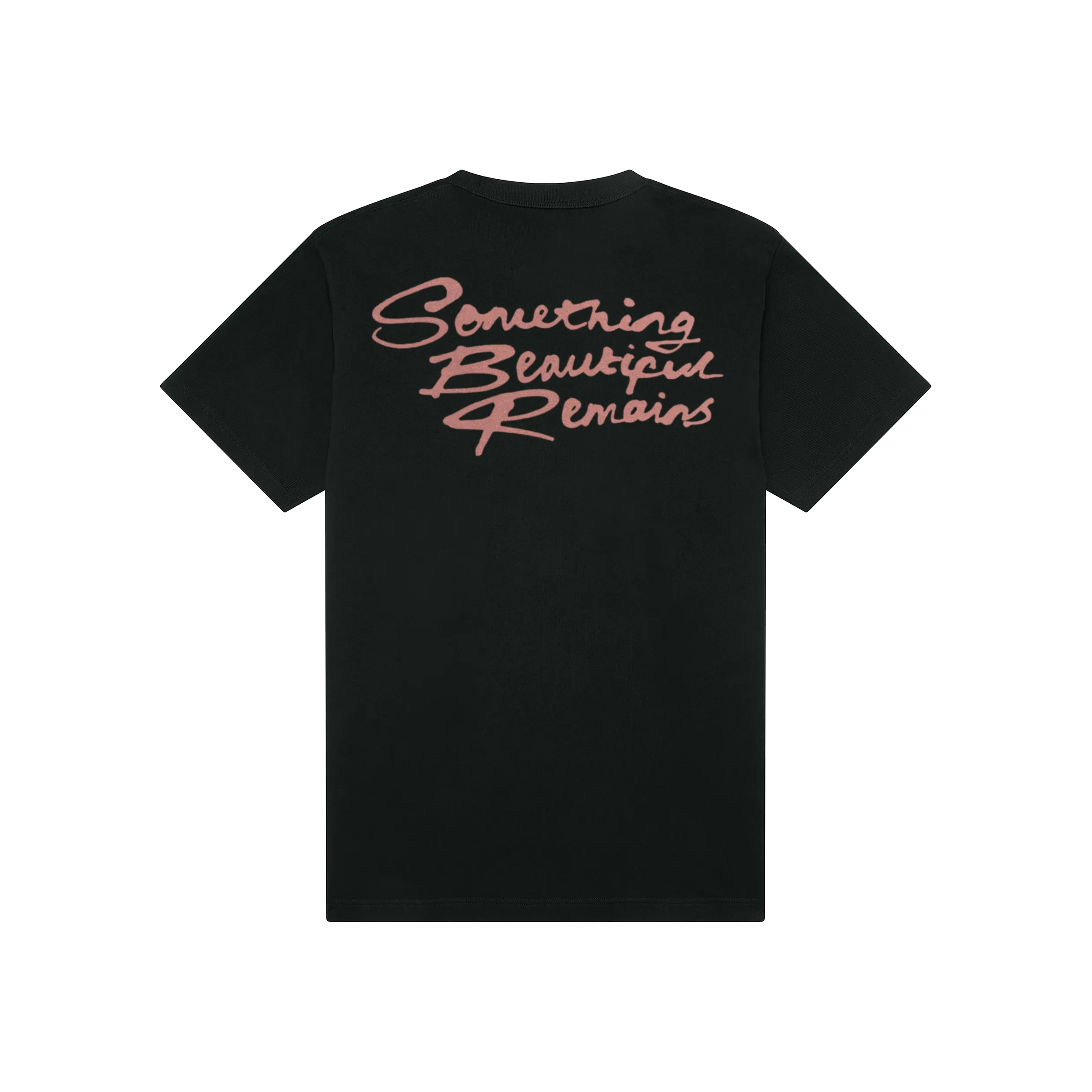 Something Beautiful Remains Black T-Shirt