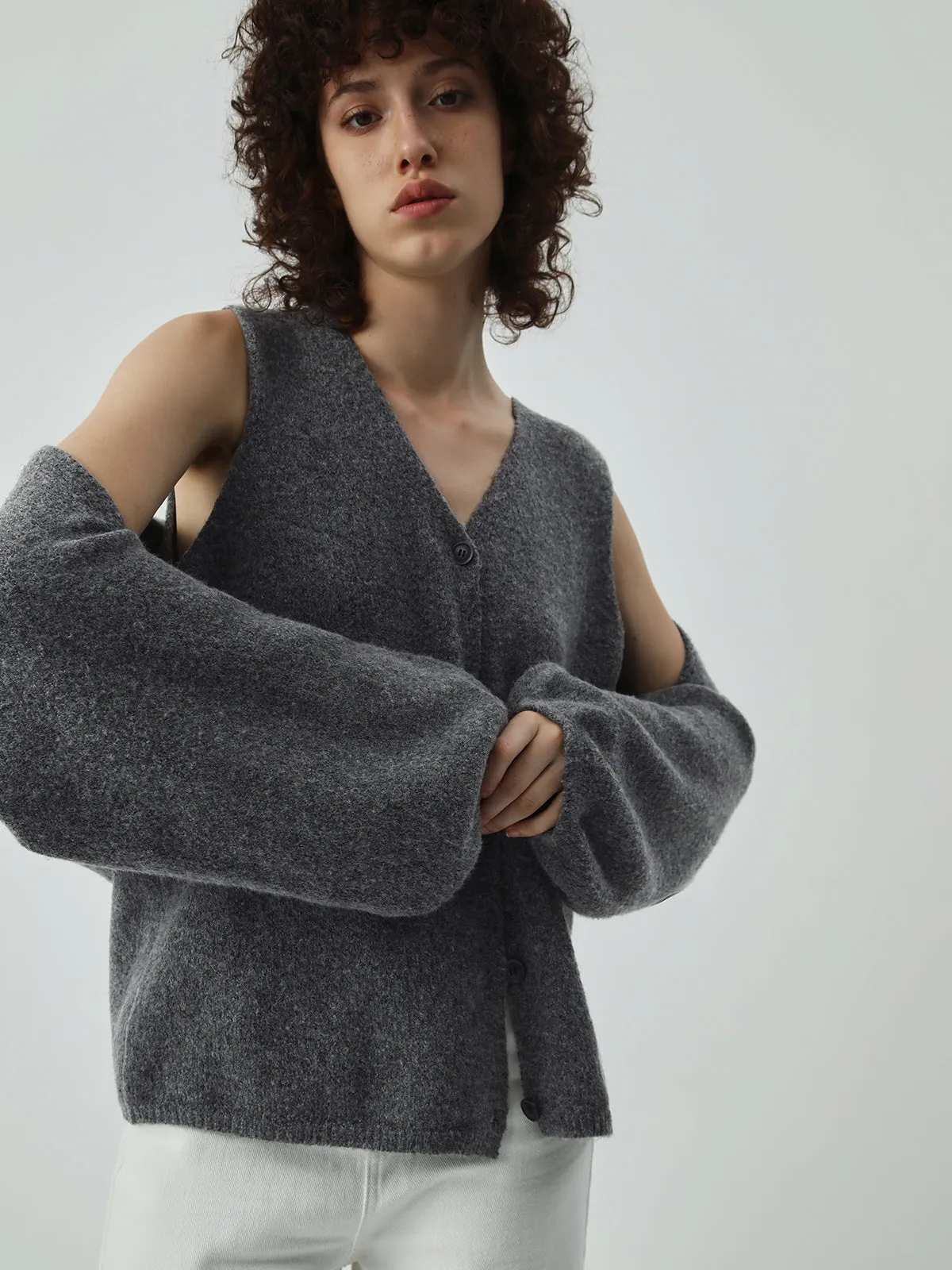 Utility Sweater Graceful Vest With Bolero