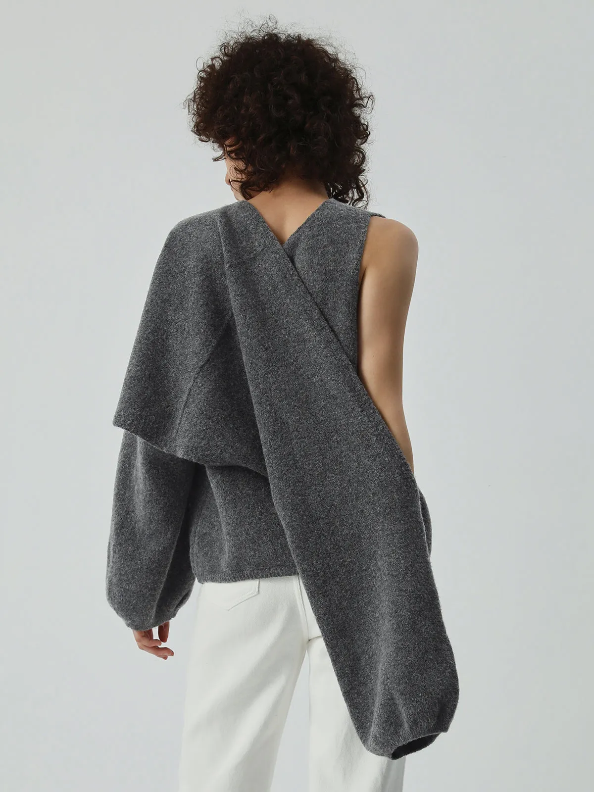 Utility Sweater Graceful Vest With Bolero