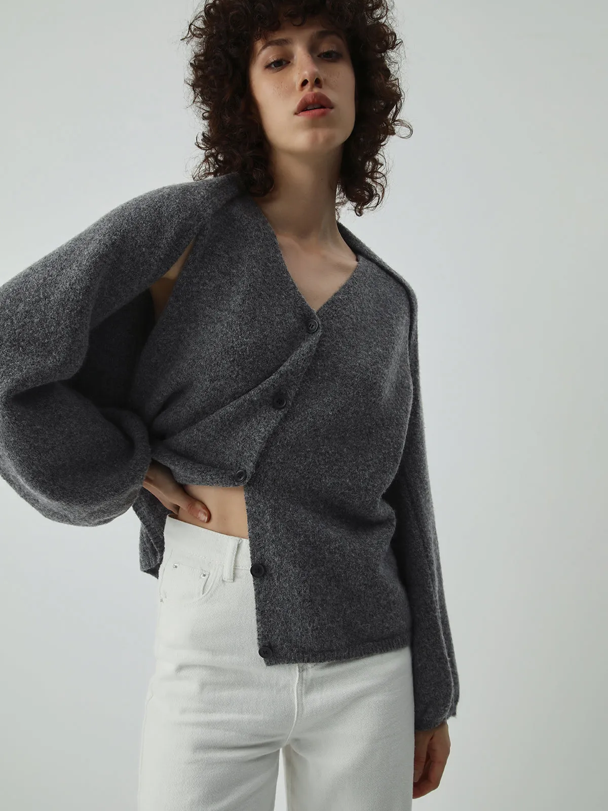 Utility Sweater Graceful Vest With Bolero