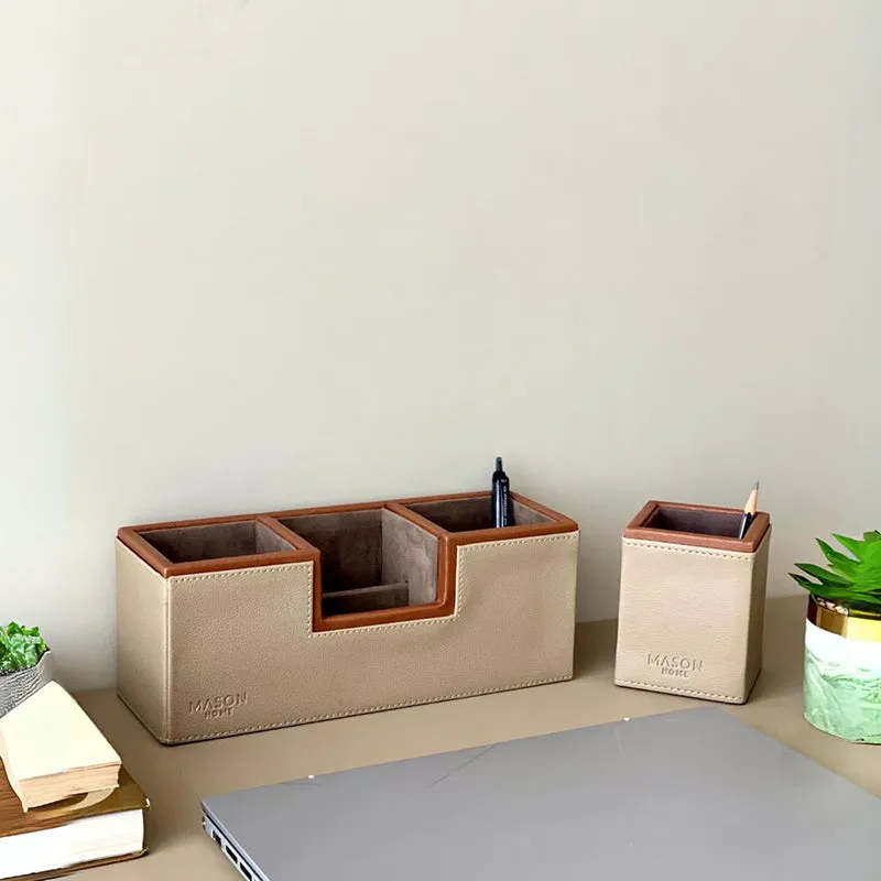 Wegol Faux Leather Stationery Holder